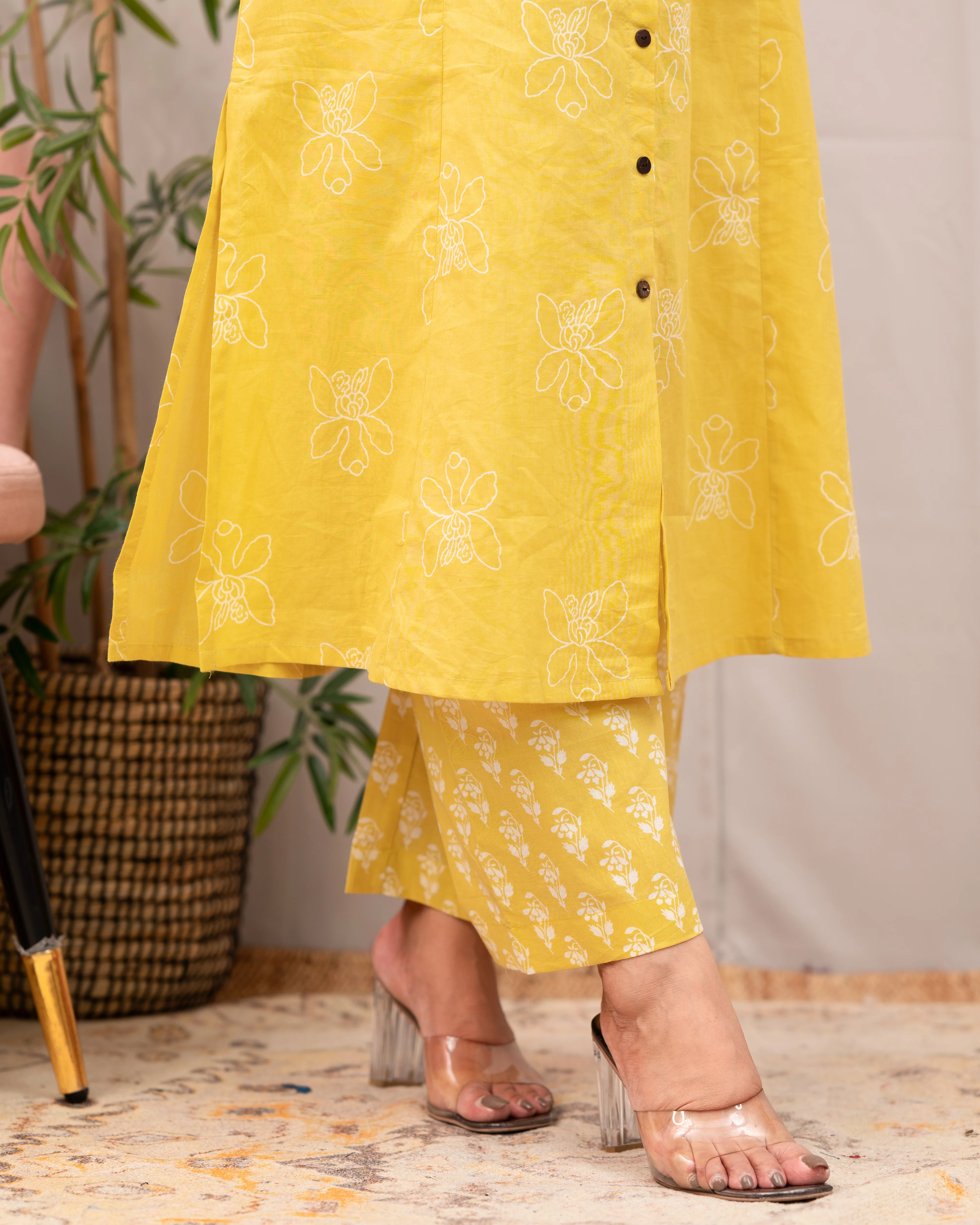 Naira A-line Cotton Coord set - Image 12