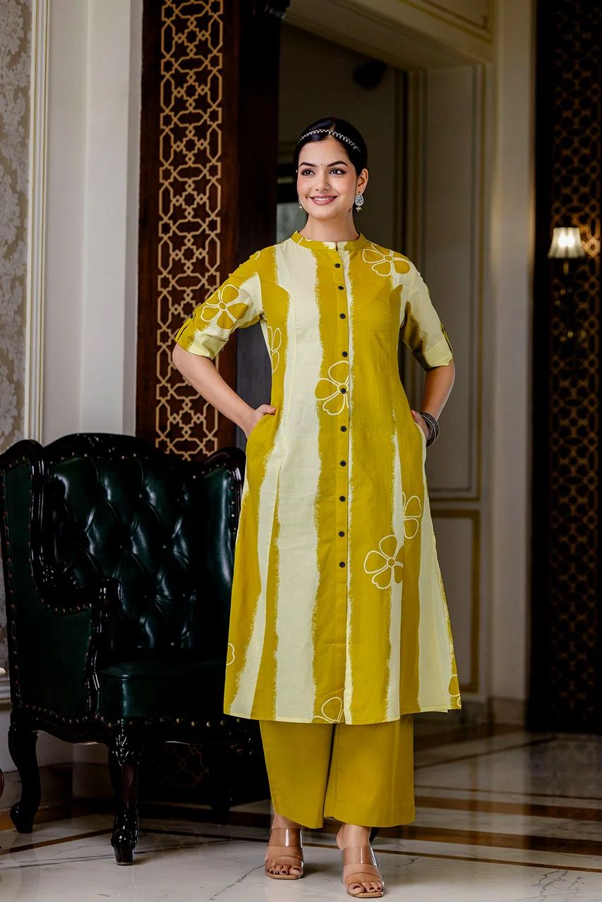 Namah Cotton A-line Coord Set - Image 14