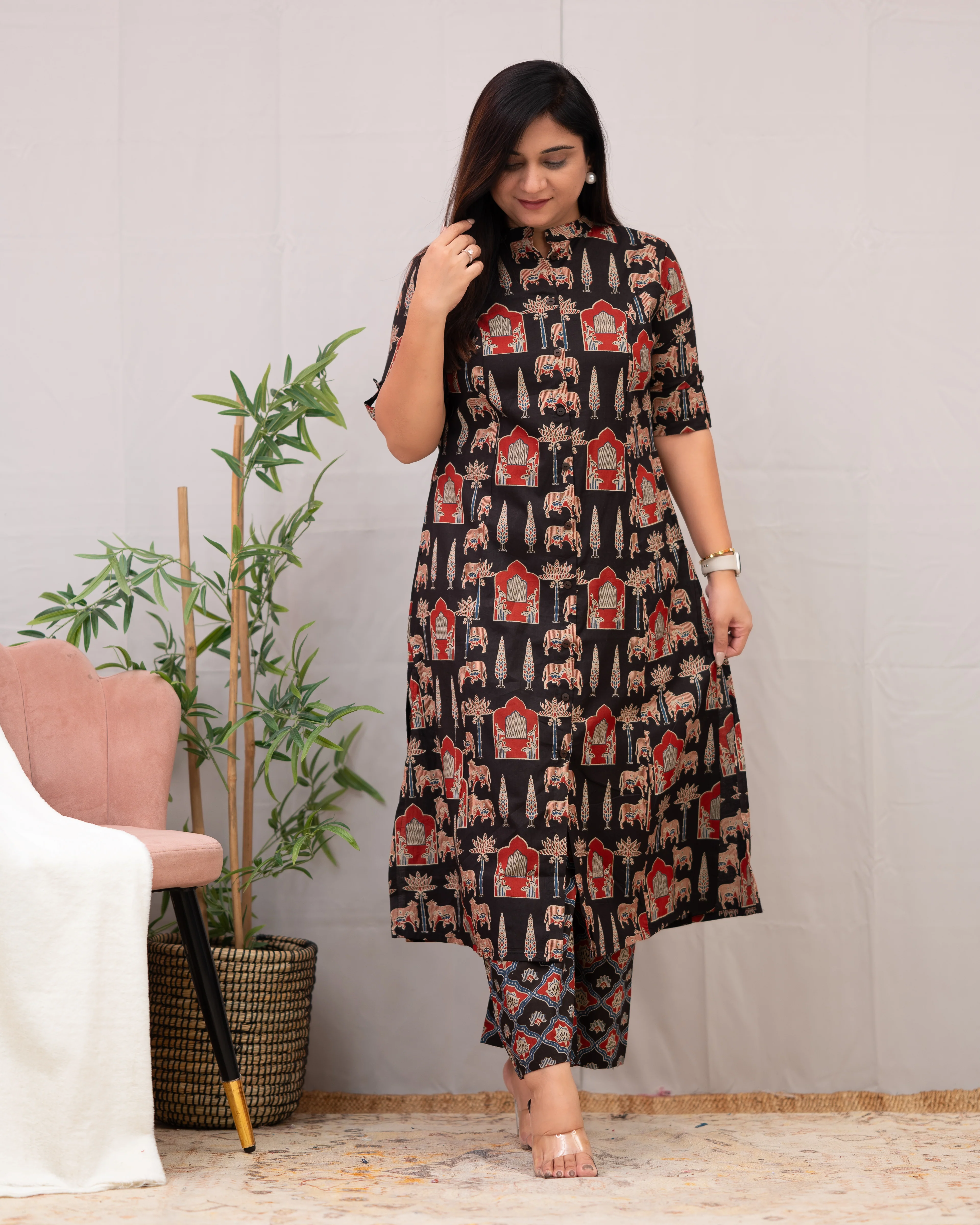 Navya Cotton A-line Coord set - Image 6