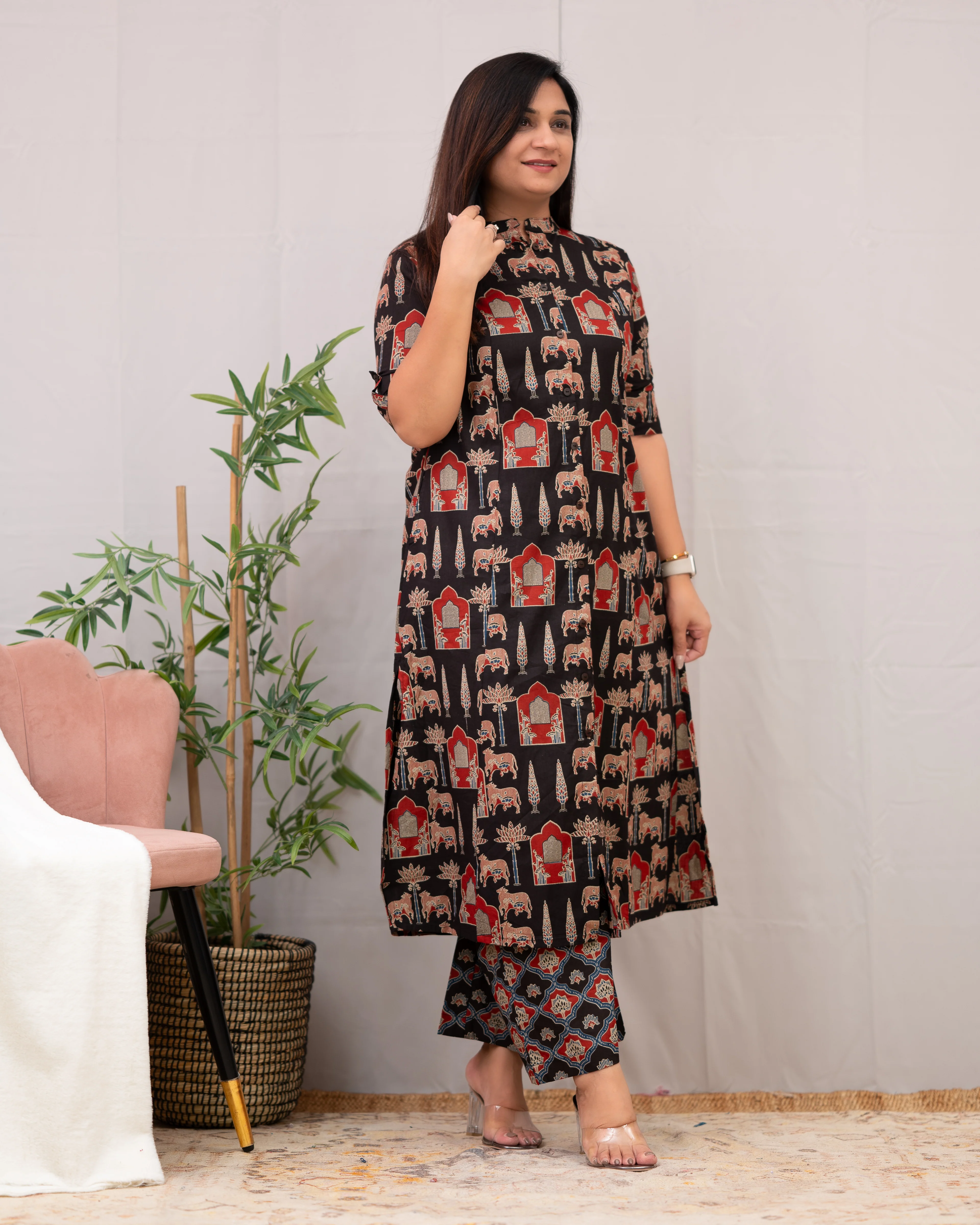 Navya Cotton A-line Coord set - Image 7