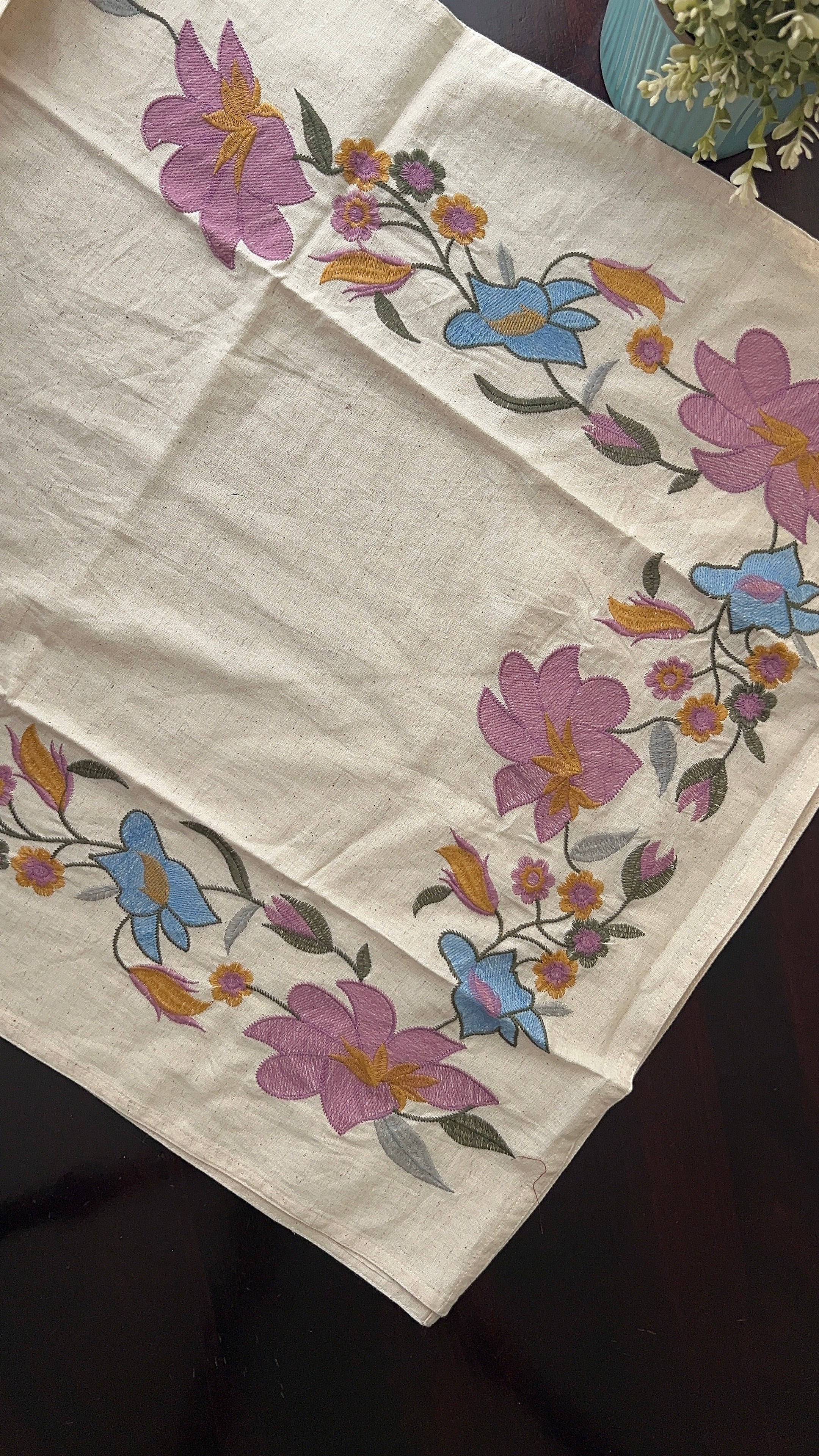 Nimrat Cotton Embroidered Pant Set - Image 3
