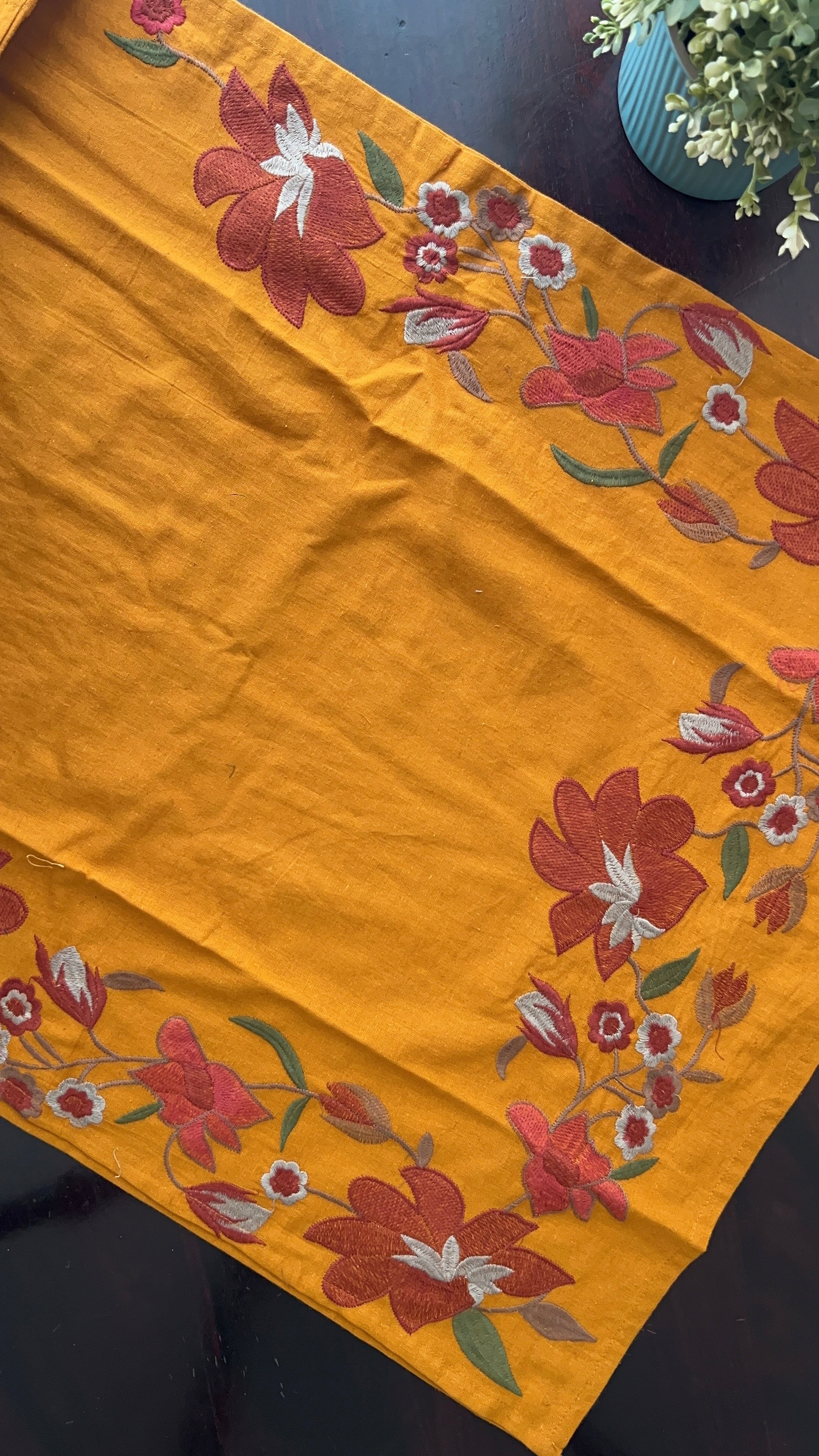 Nimrat Cotton Embroidered Pant Set - Image 7