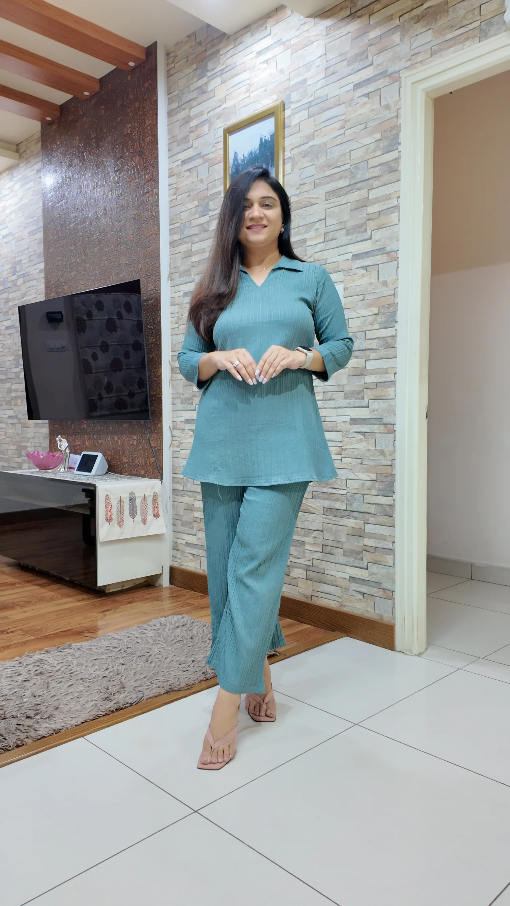 Nyasa Lycra Korean Coord Set - Image 6