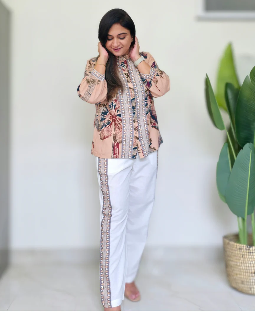 Nyasa Trendy Cotton Printed Coord Set - Image 4