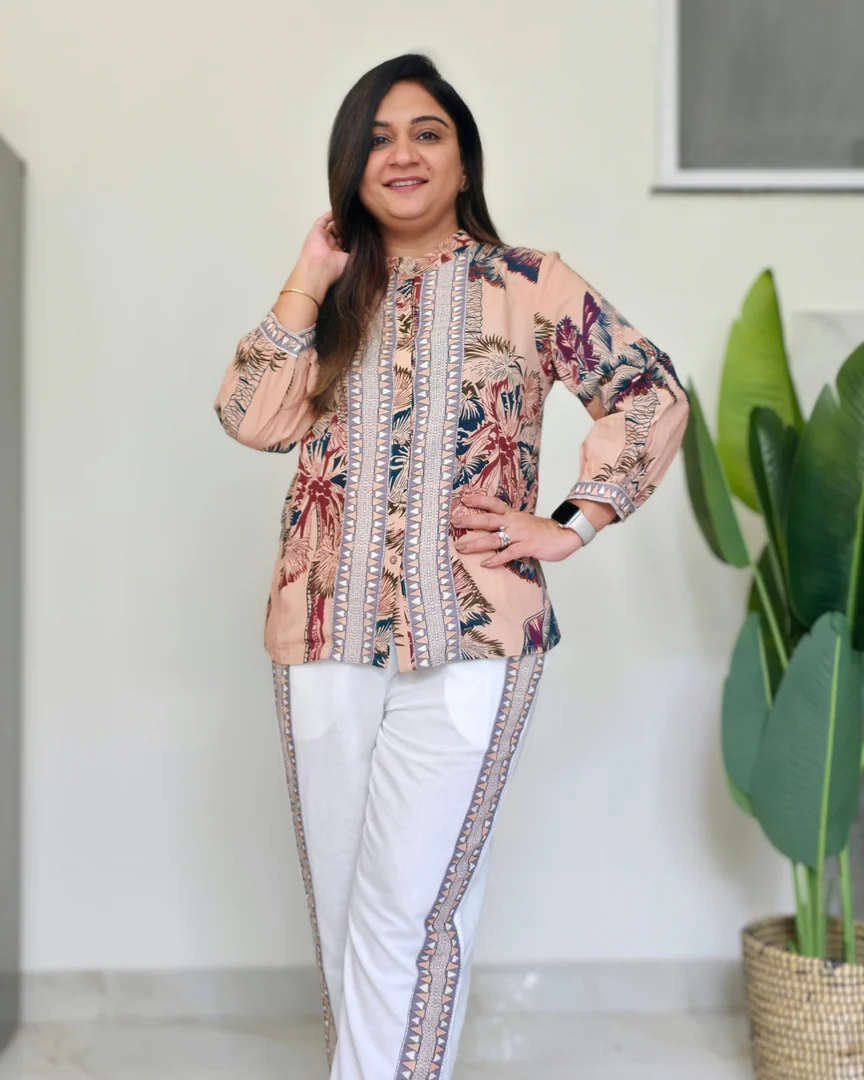 Nyasa Trendy Cotton Printed Coord Set - Image 5