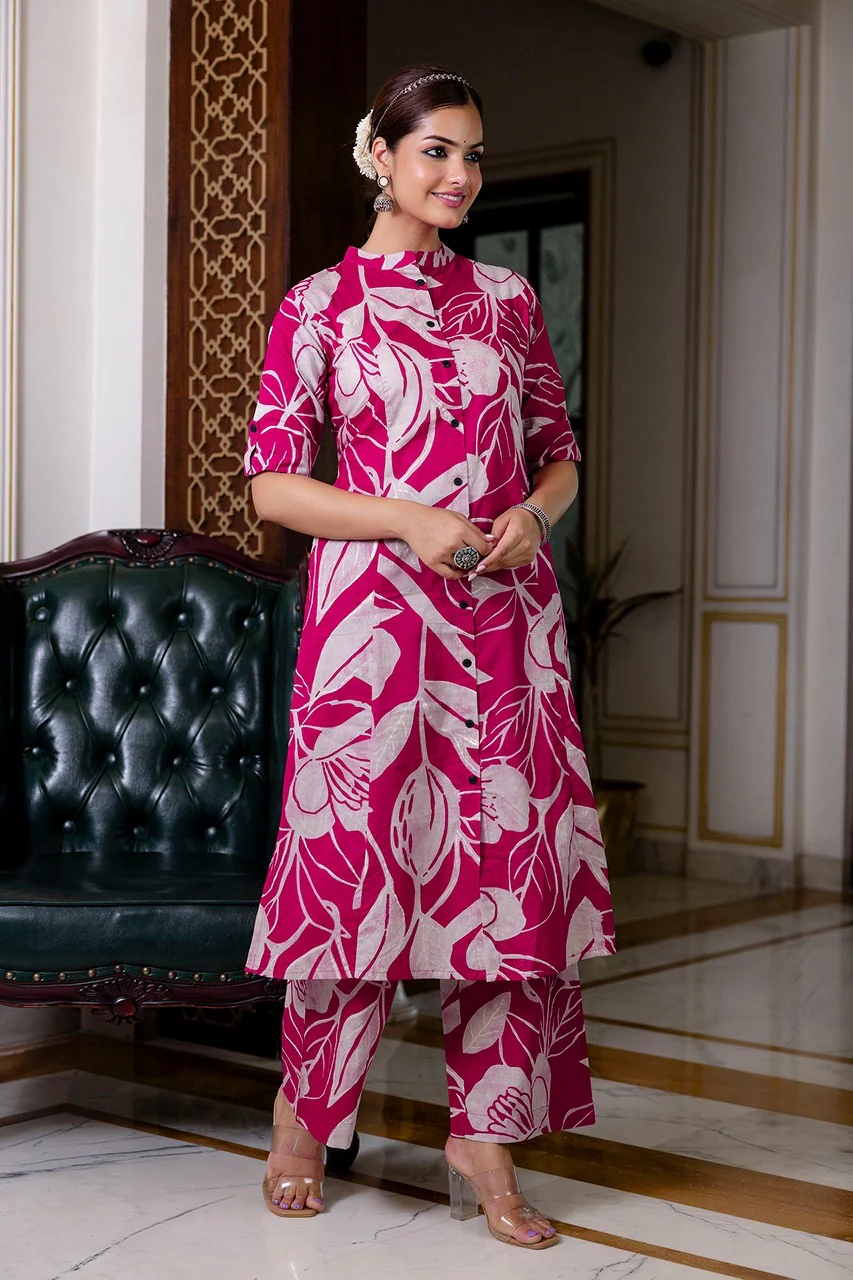 Premium Cotton Silk Casual Coord Set - Image 6