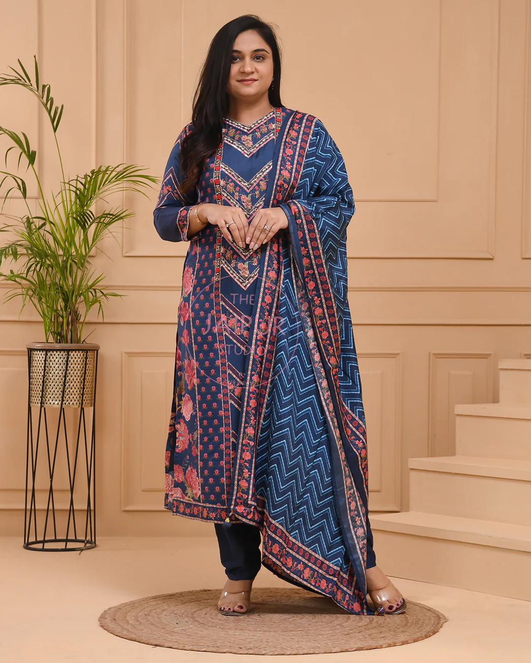 Premium Muslin HandEmbroidered Pant Set - Image 7
