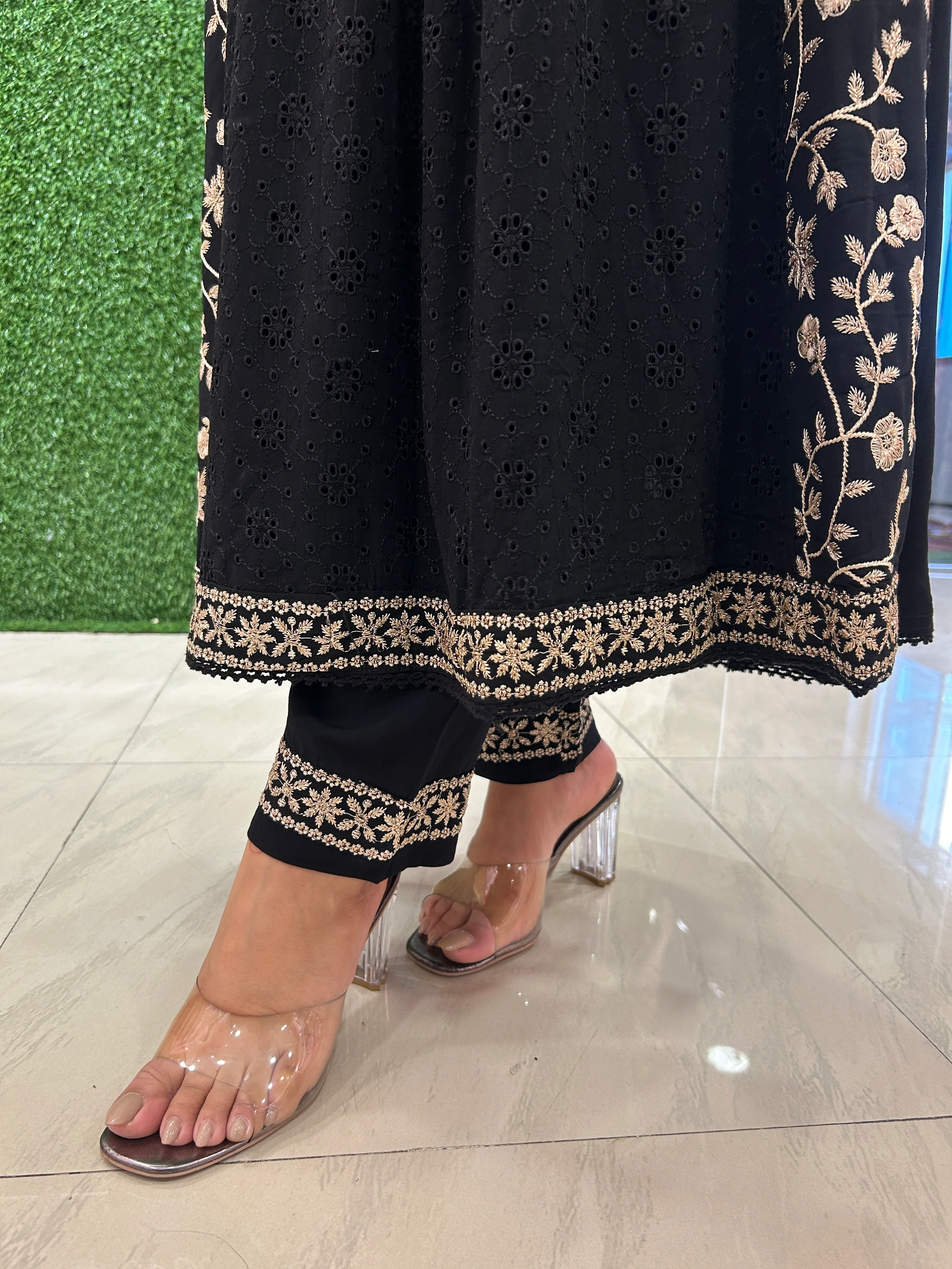Premium Rayon Embroidered Anarkali Set - Image 7