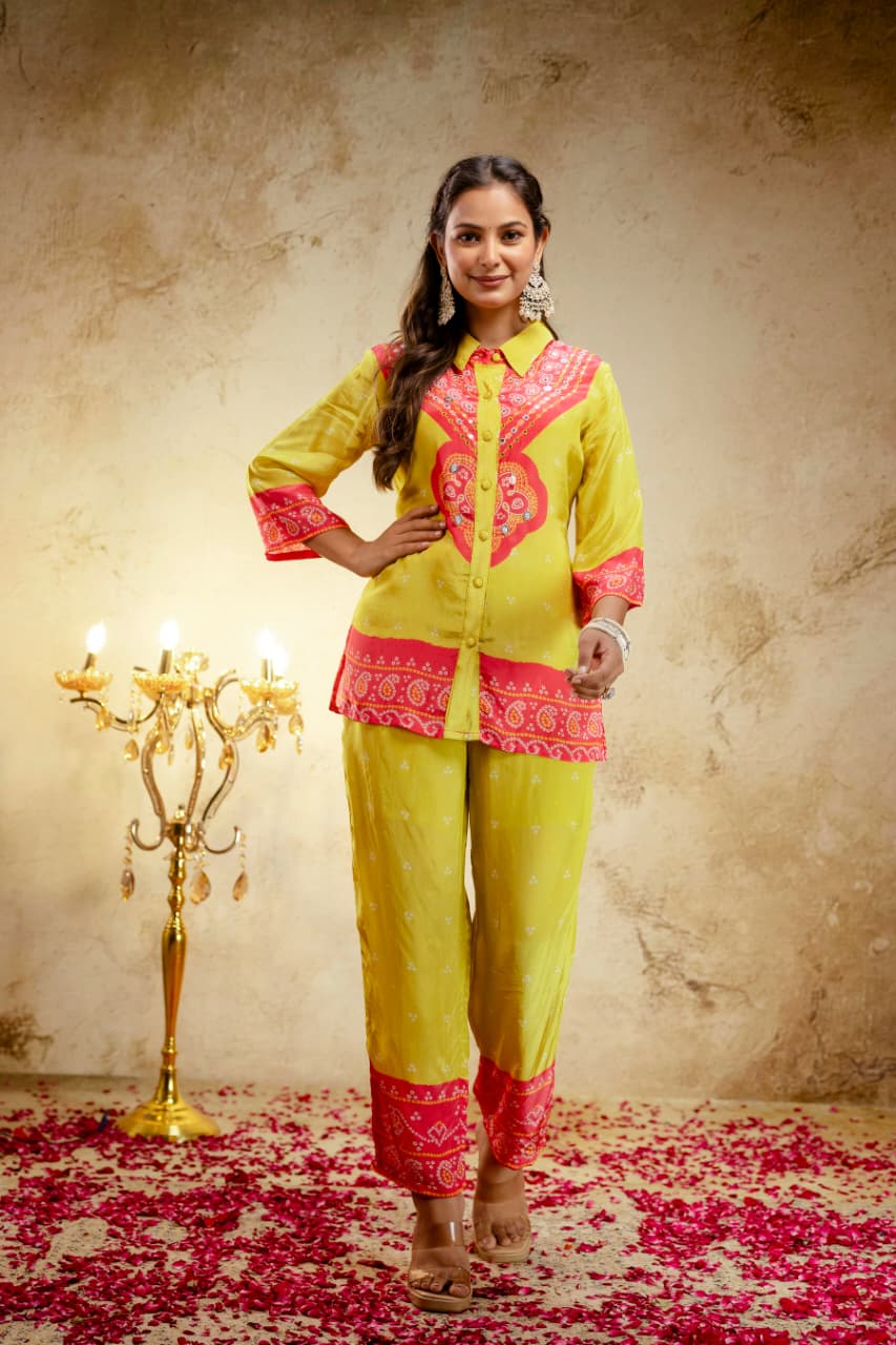 Reet Two-Piece Embroidered Coord set - Image 3