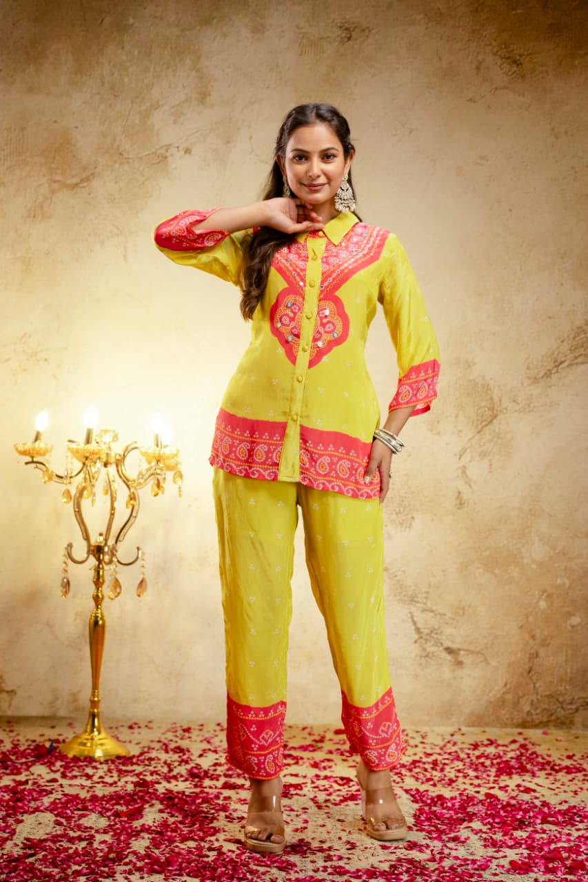 Reet Two-Piece Embroidered Coord set - Image 4
