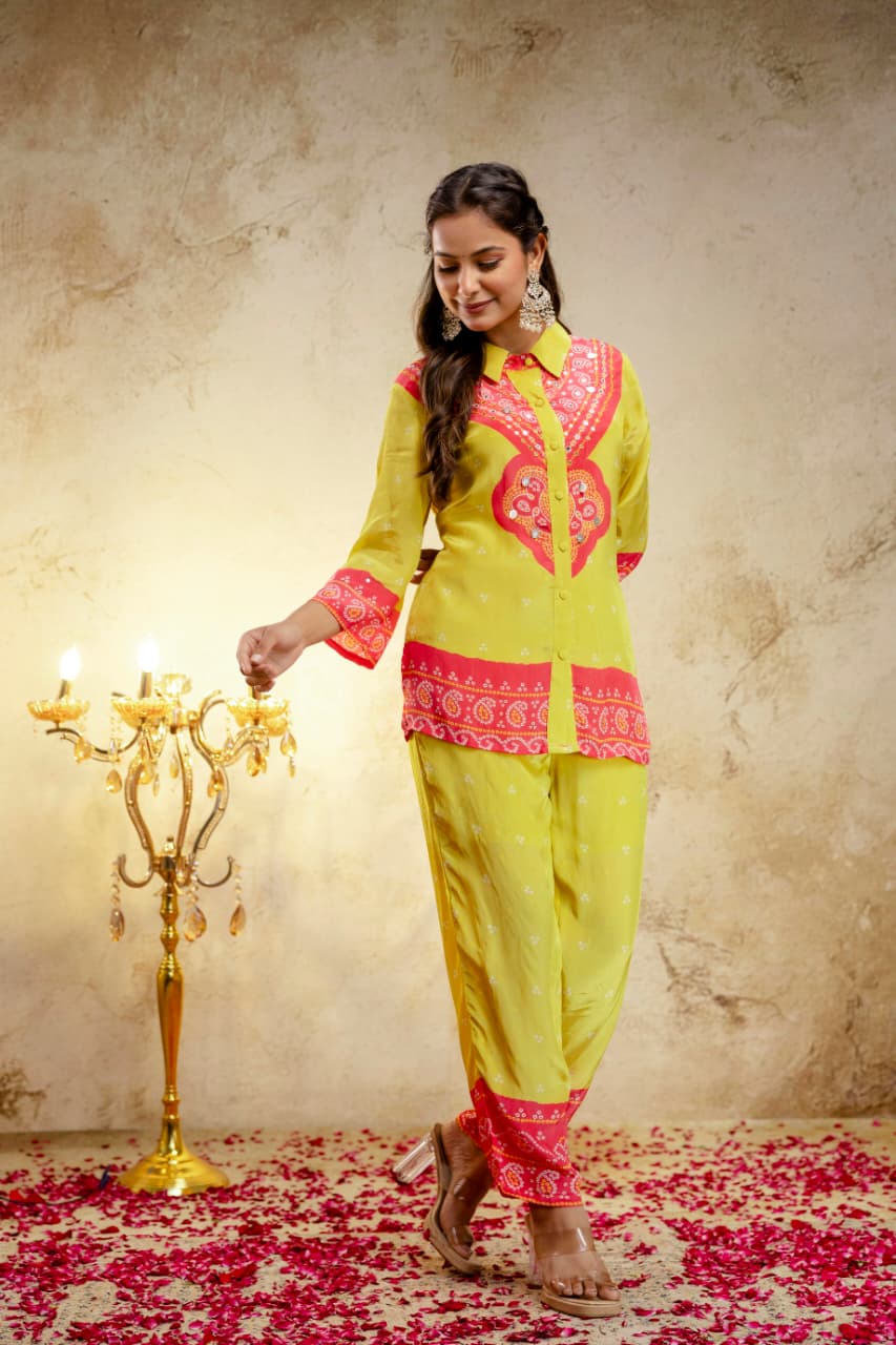 Reet Two-Piece Embroidered Coord set - Image 5
