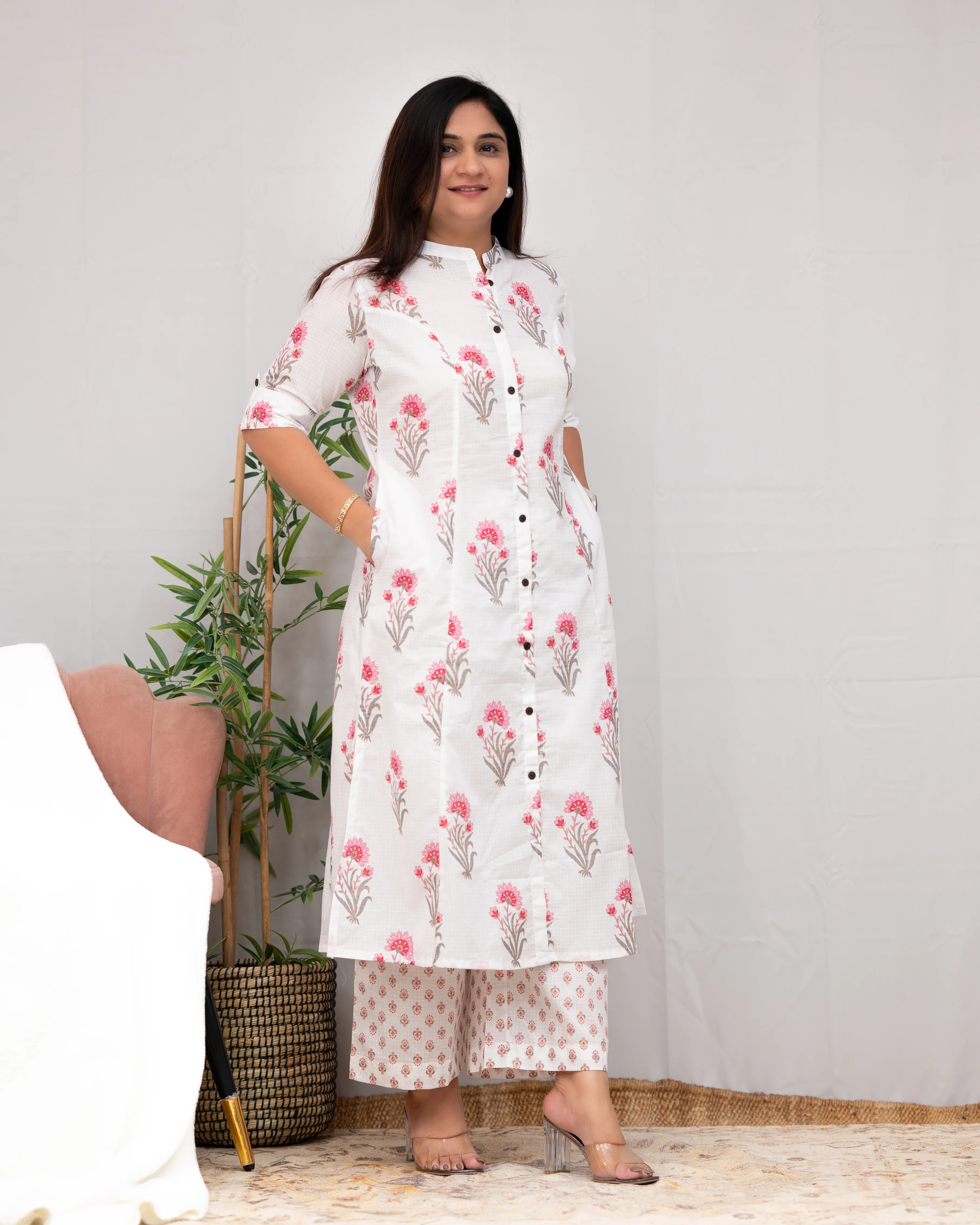 Rose Summerish Cotton Coord set - Image 3