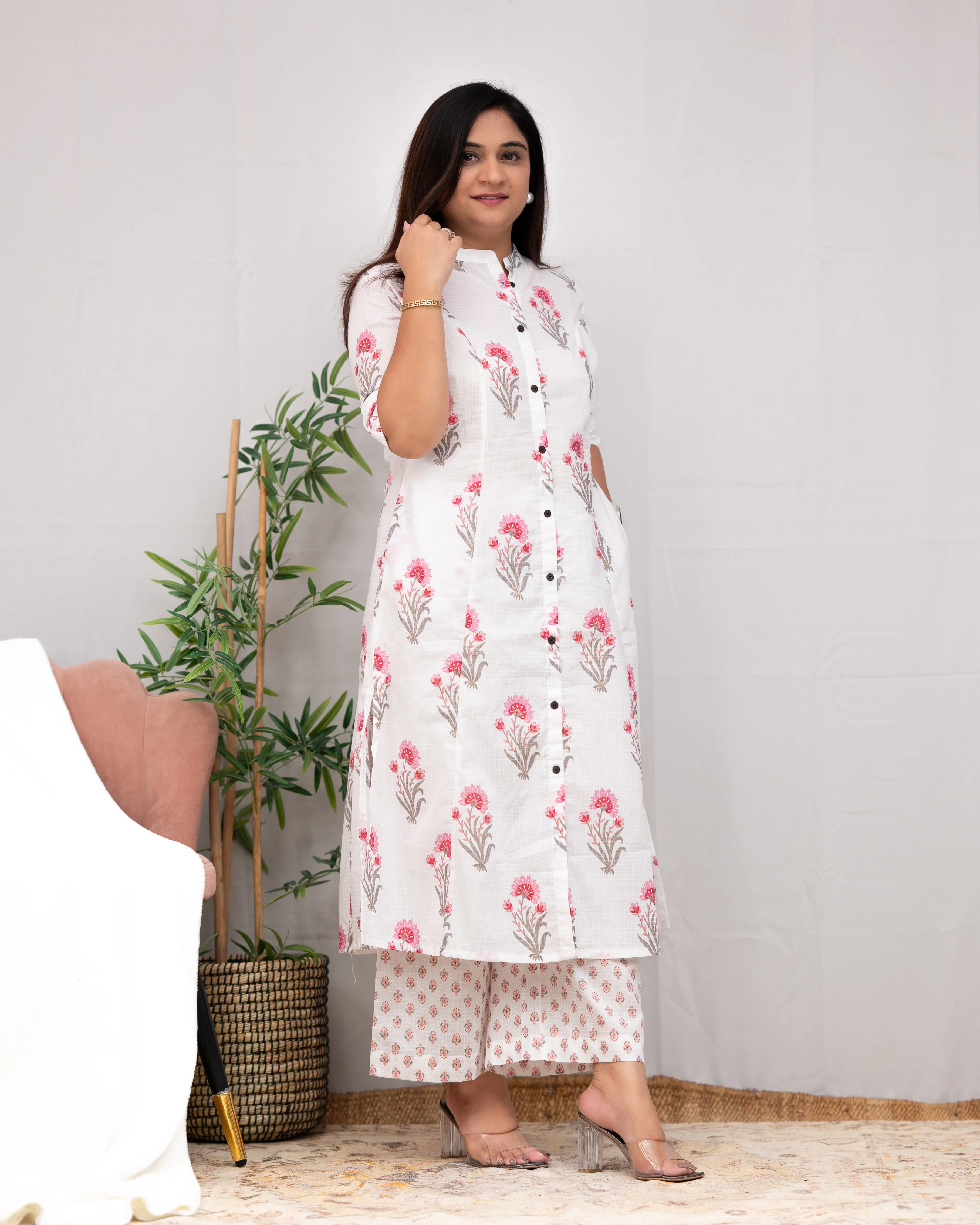 Rose Summerish Cotton Coord set - Image 5