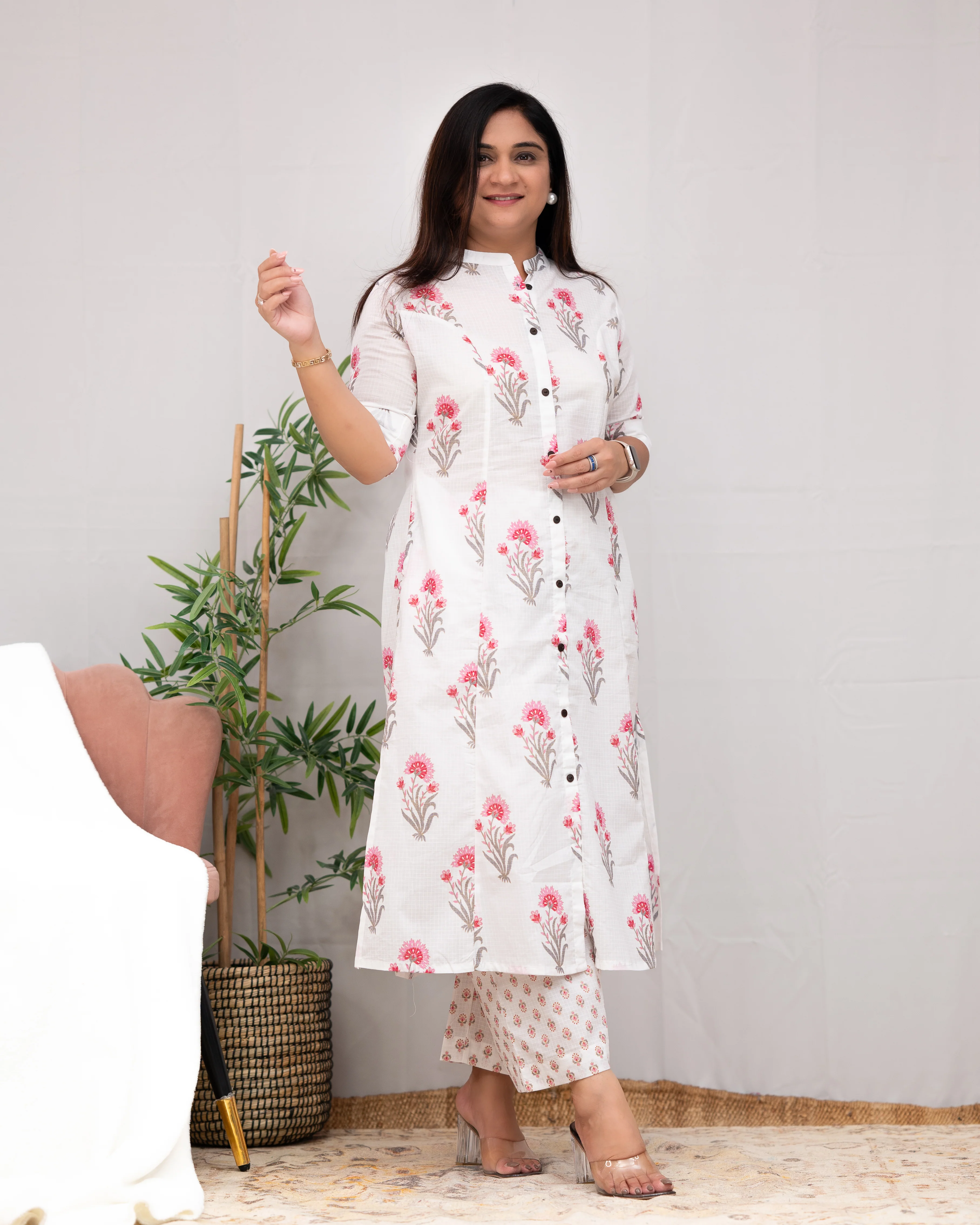 Rose Summerish Cotton Coord set - Image 9