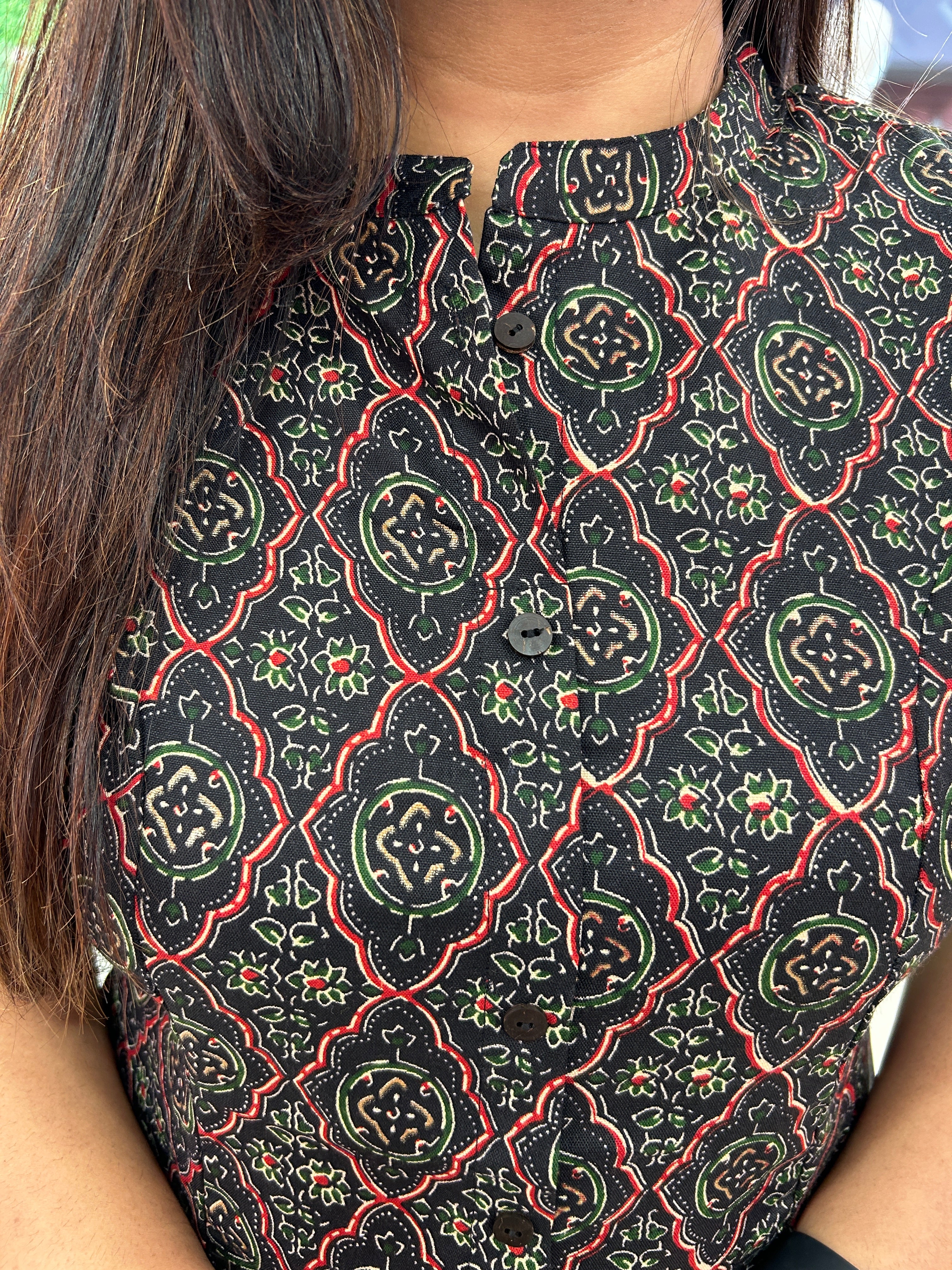 Rozana Cotton Casual A-Line Kurta with Pocket - Image 7