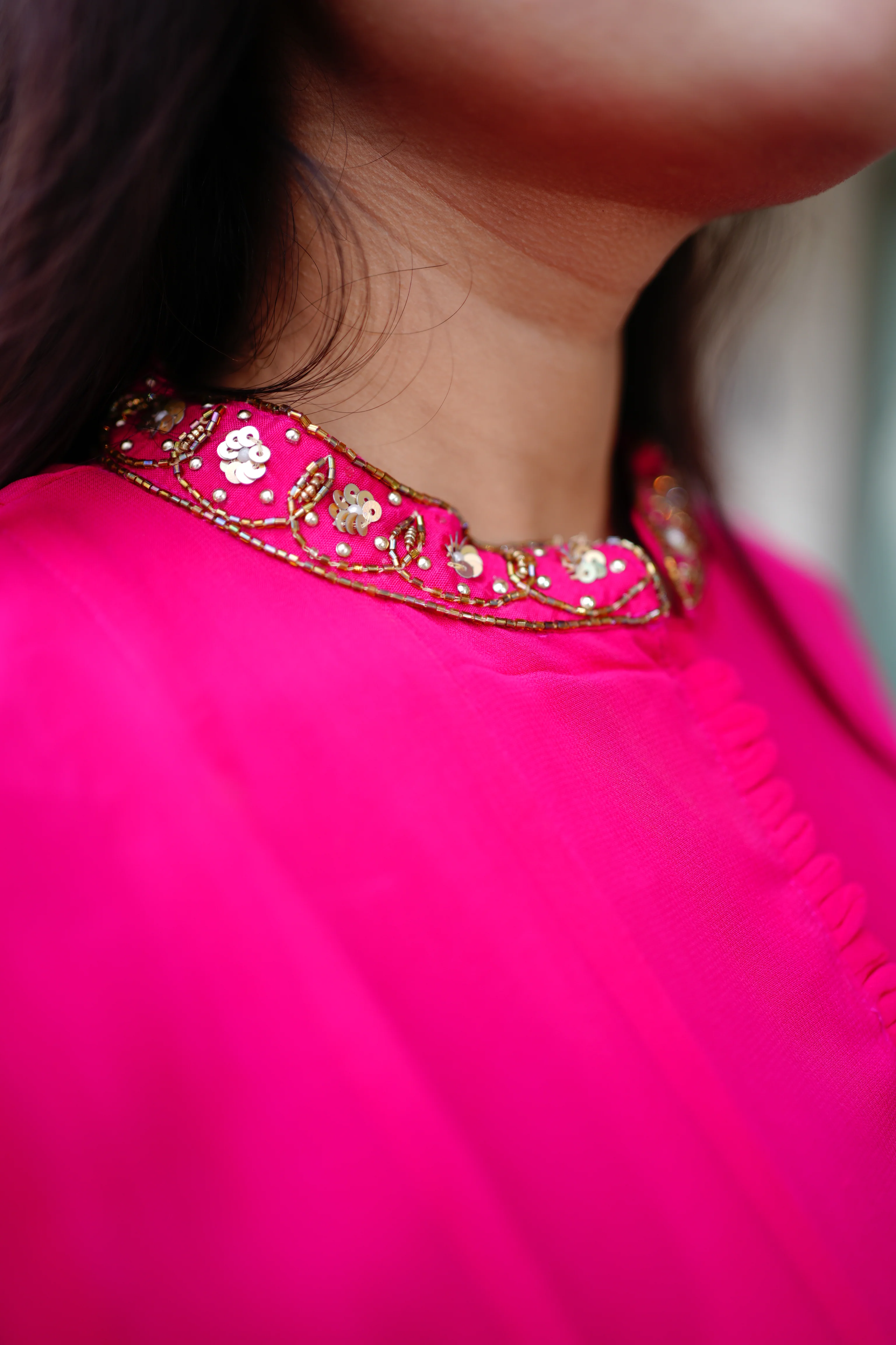 Sahaj Georgette HandEmbroidered Anarkali Set - Image 9