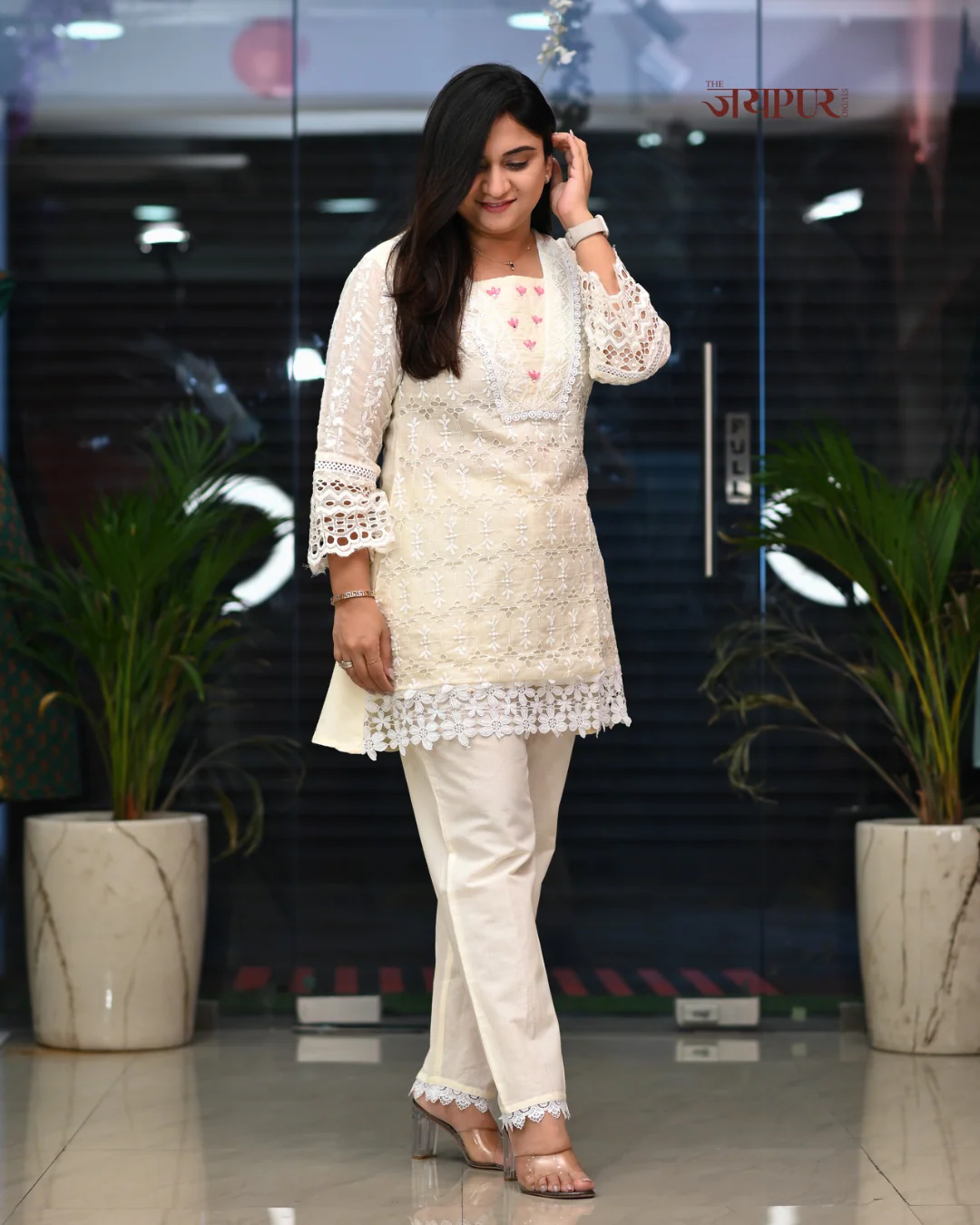 Shakira Sciffili Cotton Coord Set - Image 4
