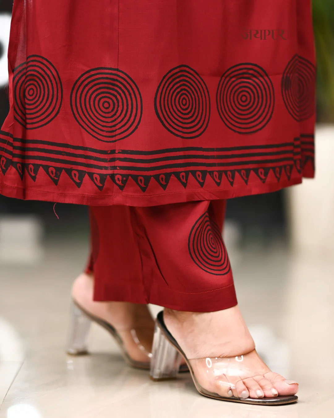 Shubha Muslin A-line plazo Coord - Image 5