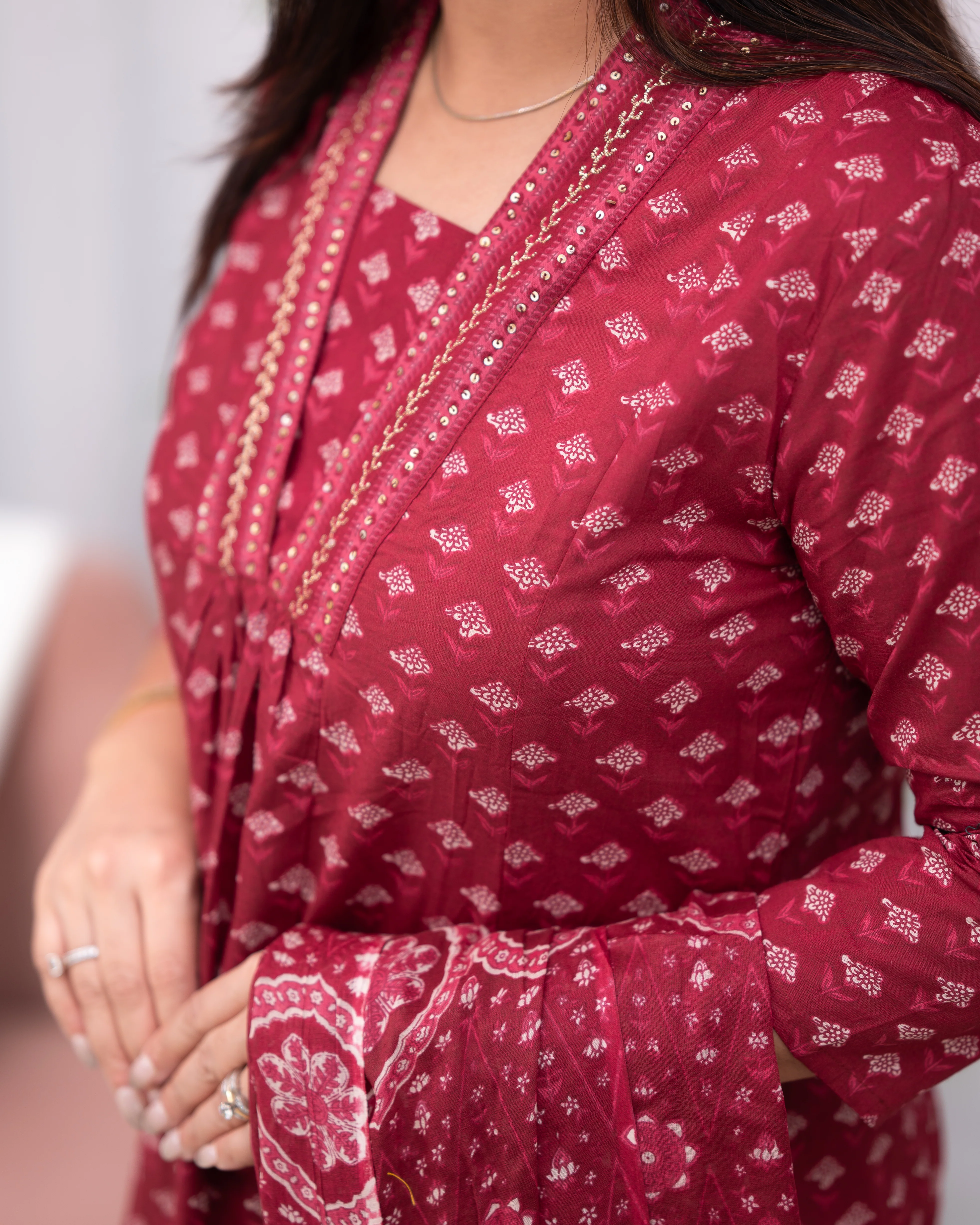 Suhani Cotton A-line Divider Set with Pockets - Image 12