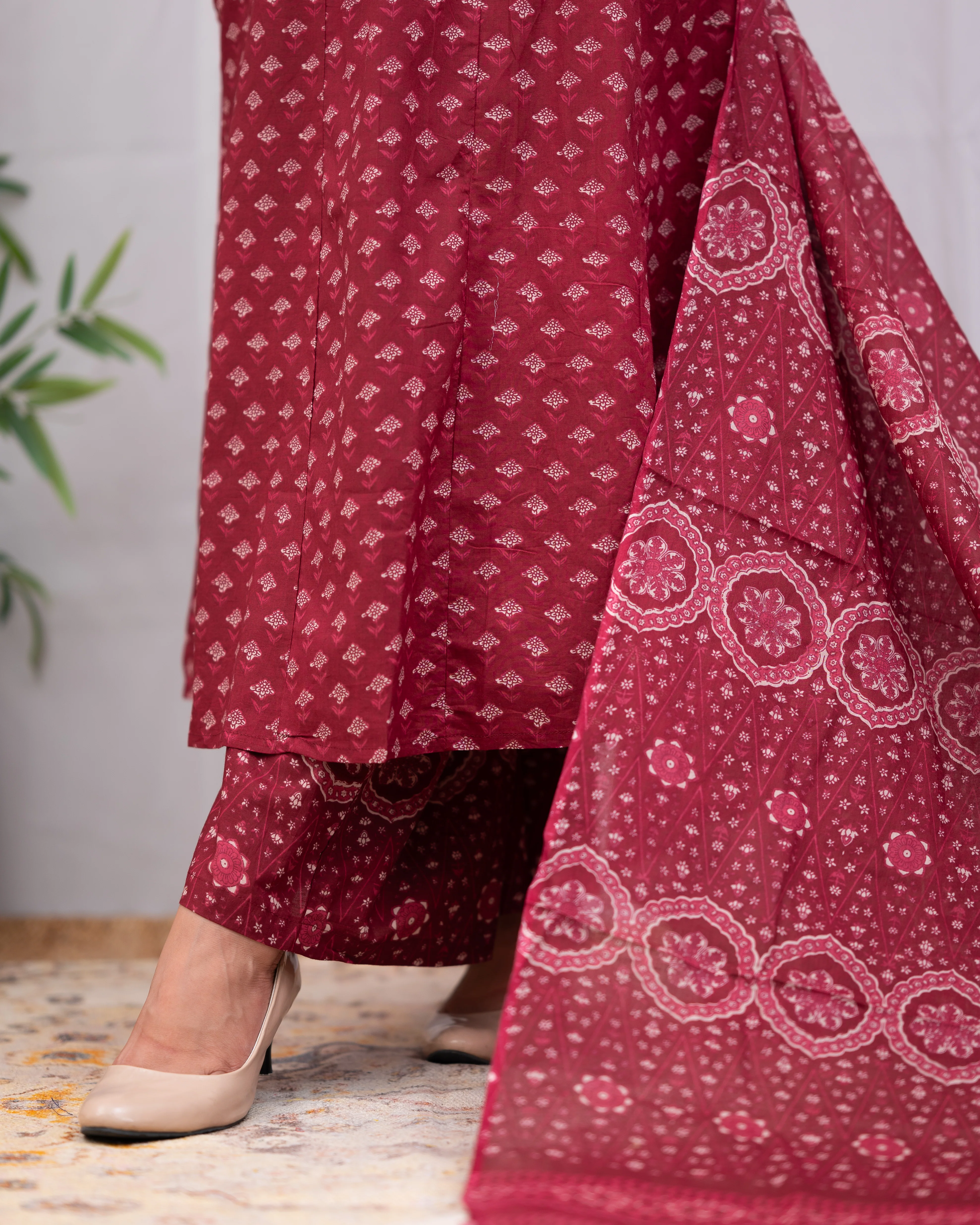 Suhani Cotton A-line Divider Set with Pockets - Image 8