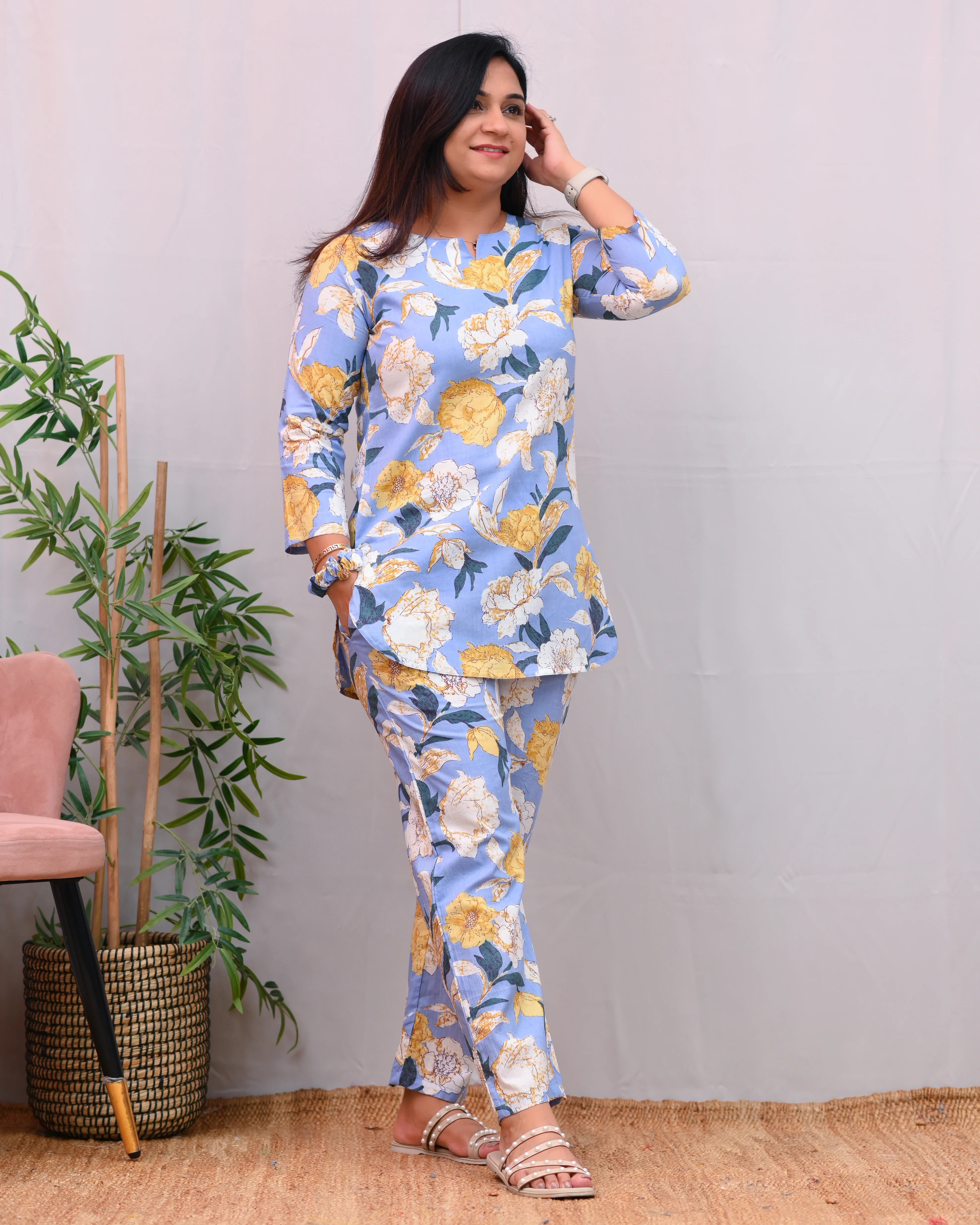 Sukoon Printed Cotton Coord Set - Image 3