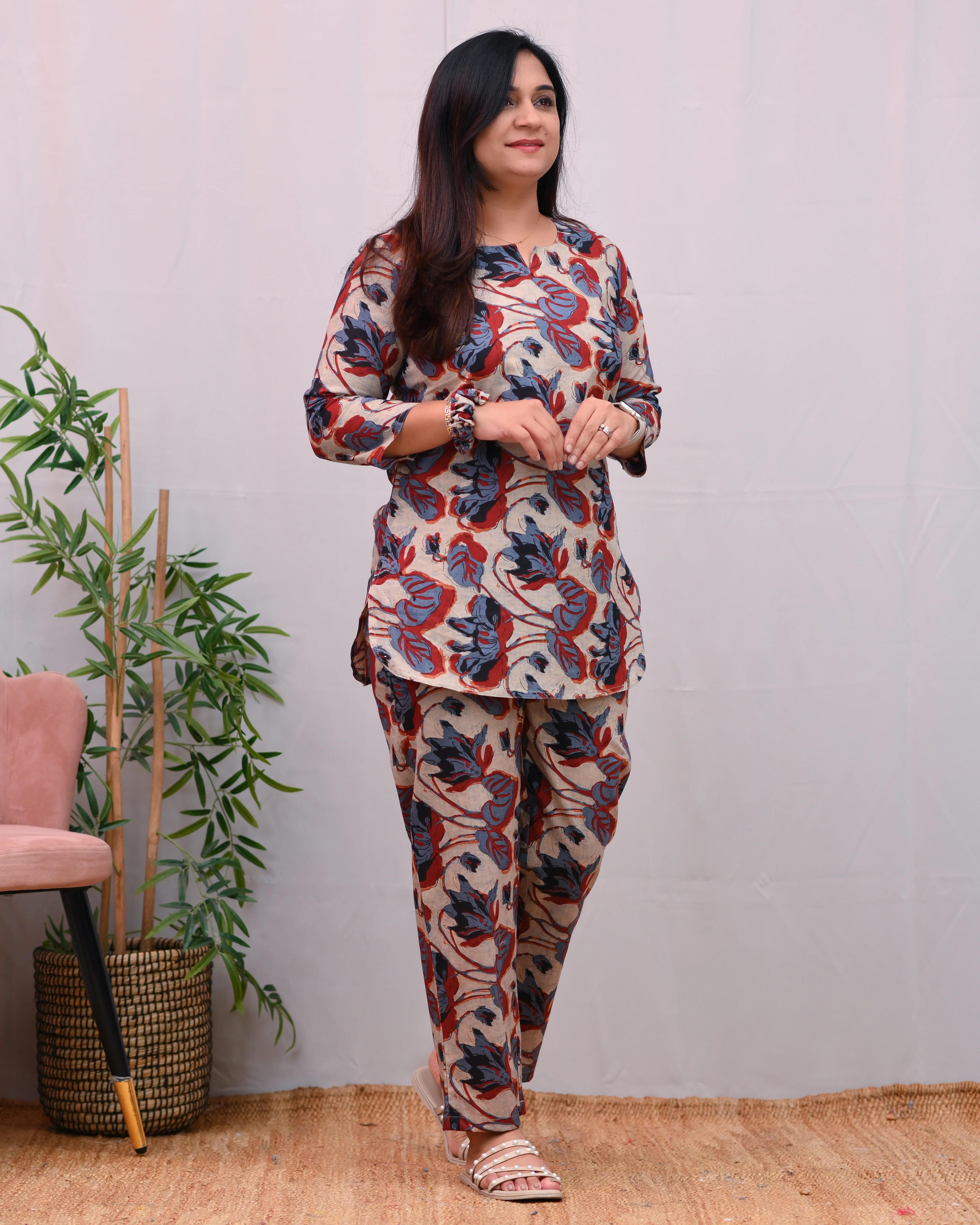 Sukoon Printed Cotton Coord Set - Image 5