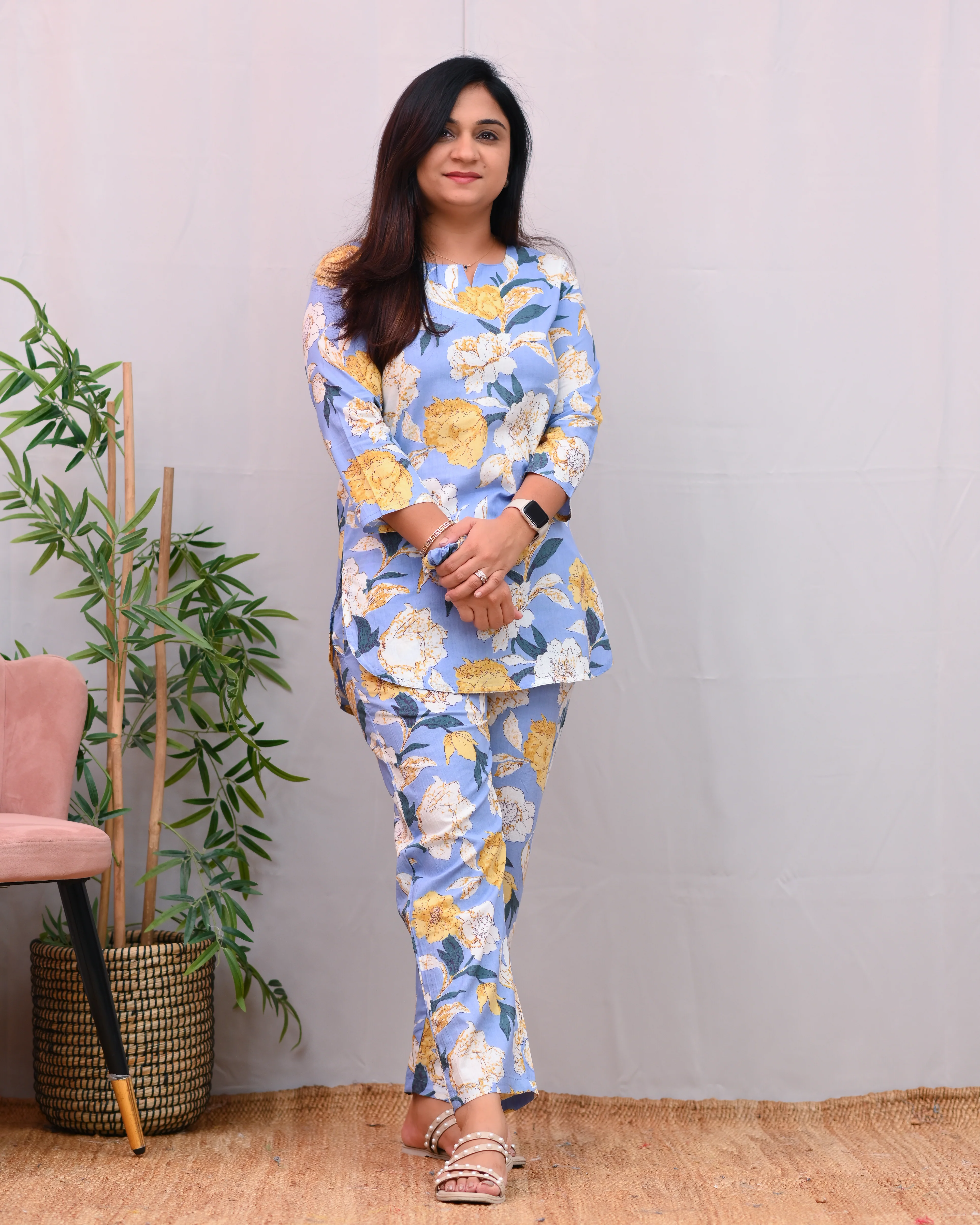 Sukoon Printed Cotton Coord Set - Image 9