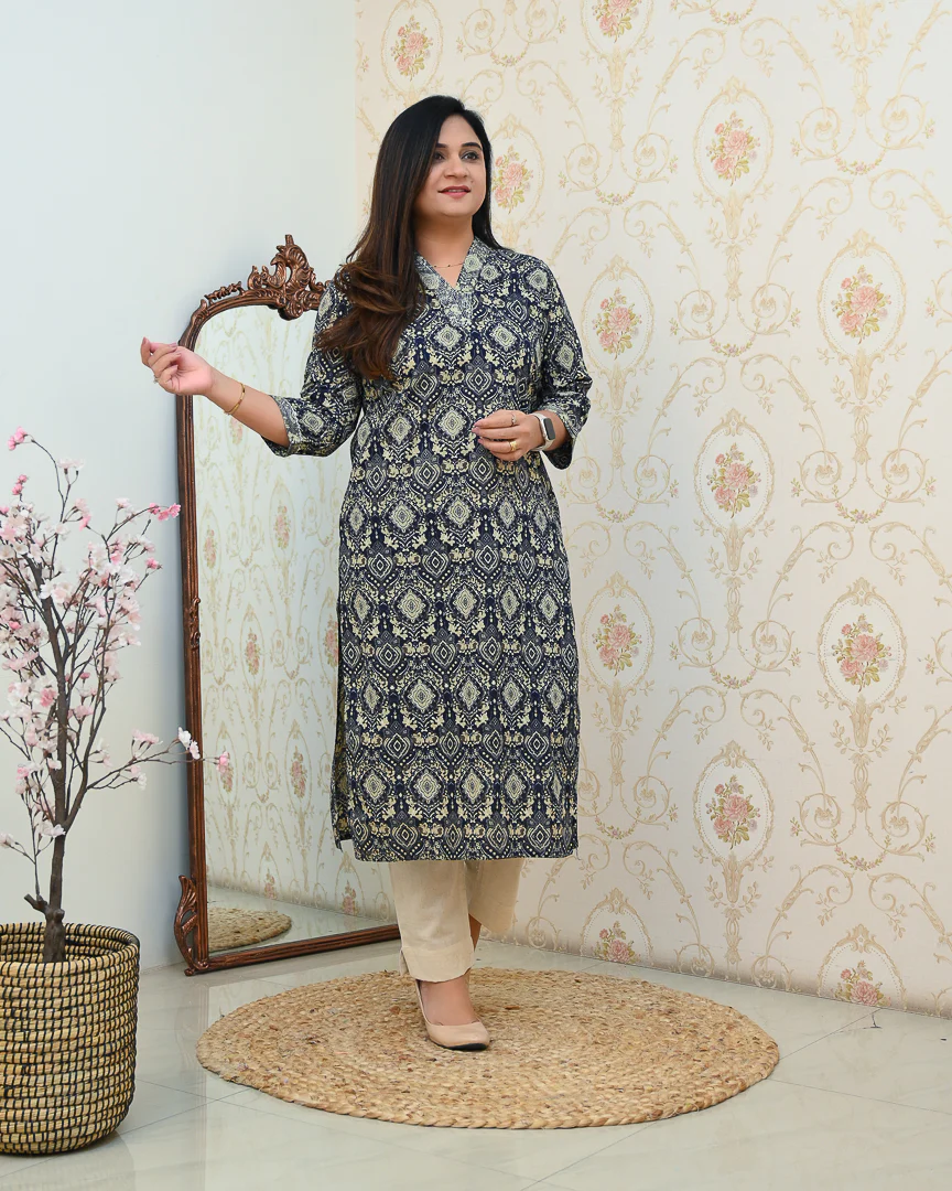 Summerish Cotton Casual Straight Kurta - Image 11