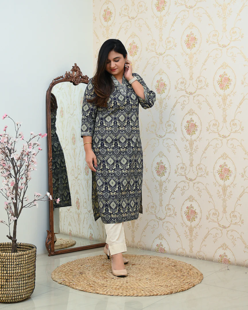 Summerish Cotton Casual Straight Kurta - Image 14