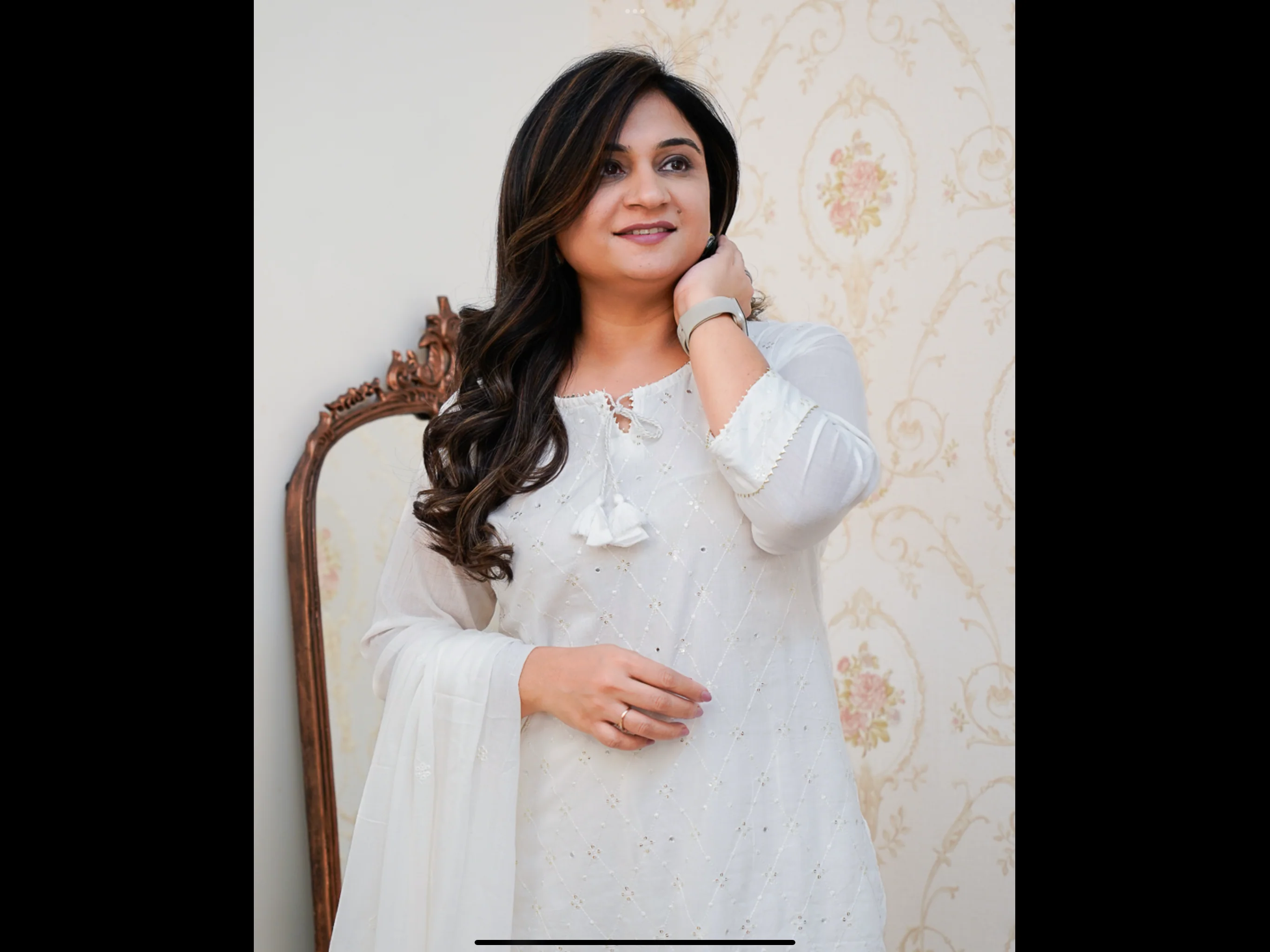 Summerish Mul Cotton Embroidered Pant Set - Image 10