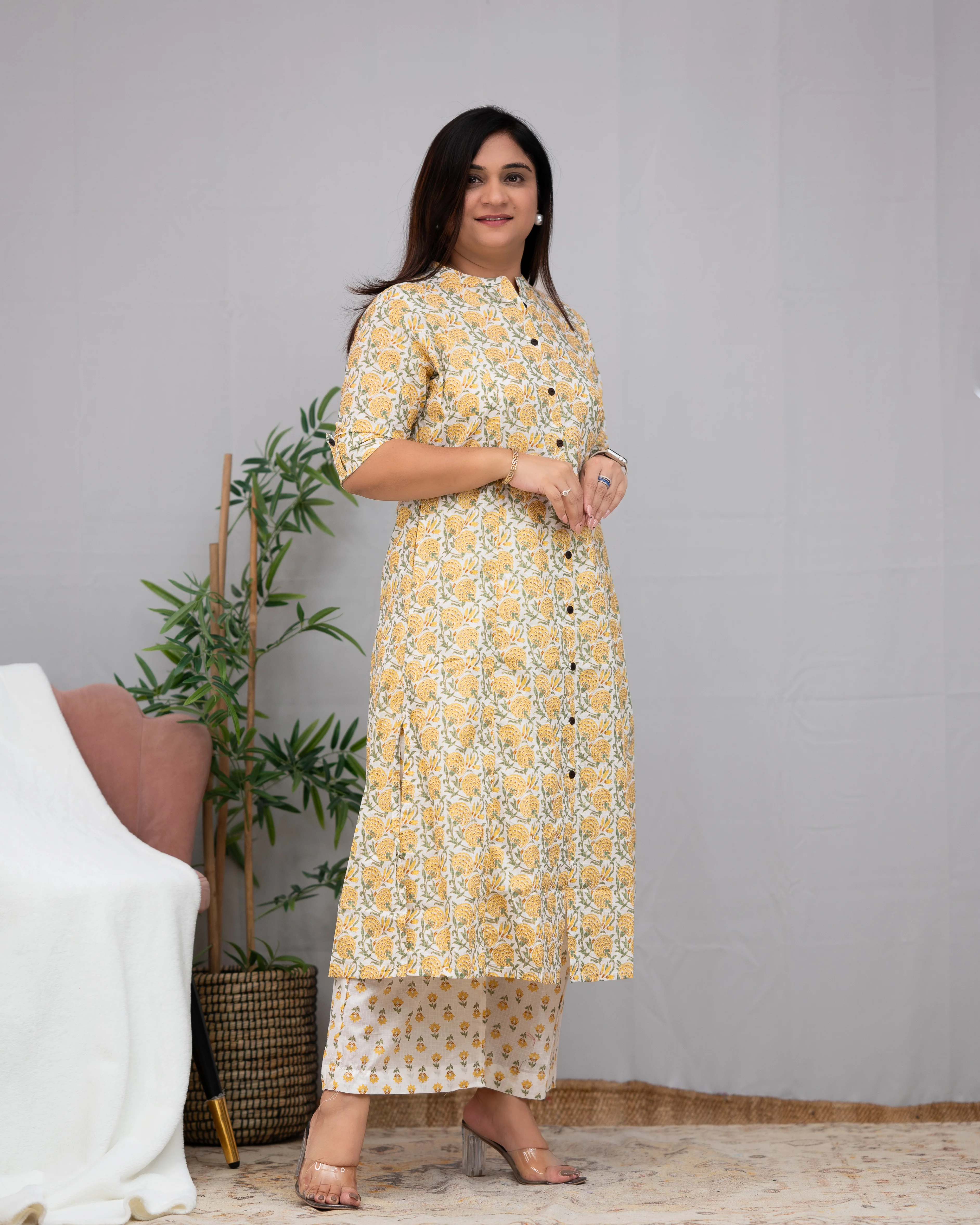 Sunflower Summerish Cotton Coord set - Image 3