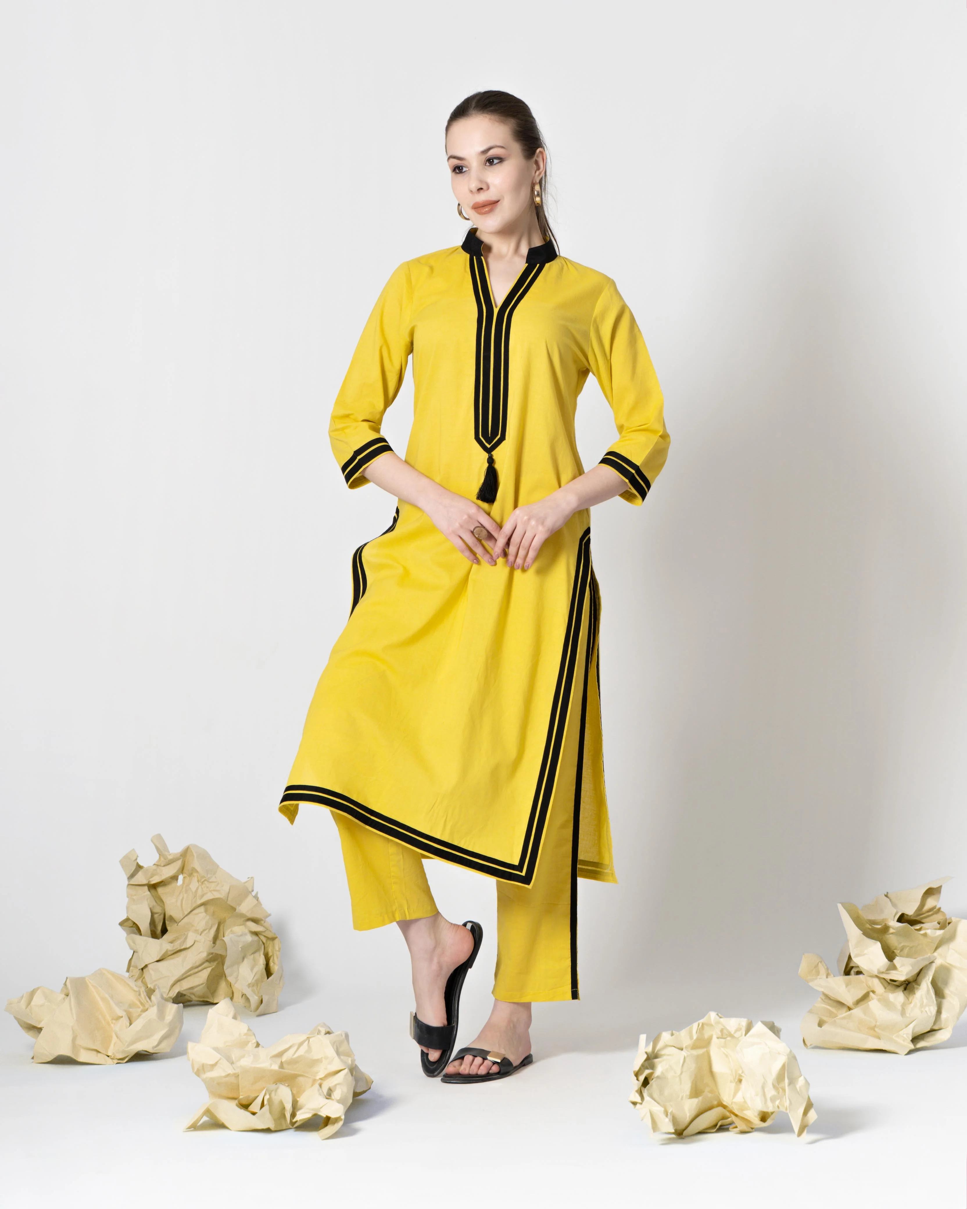 Tanya Cotton Straight Coord Set - Image 2