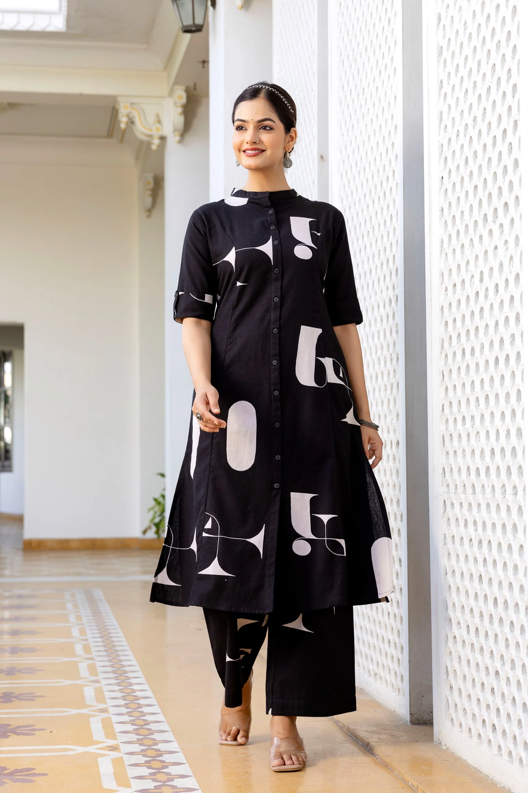Varisha Cotton A-line Coord Set - Image 13