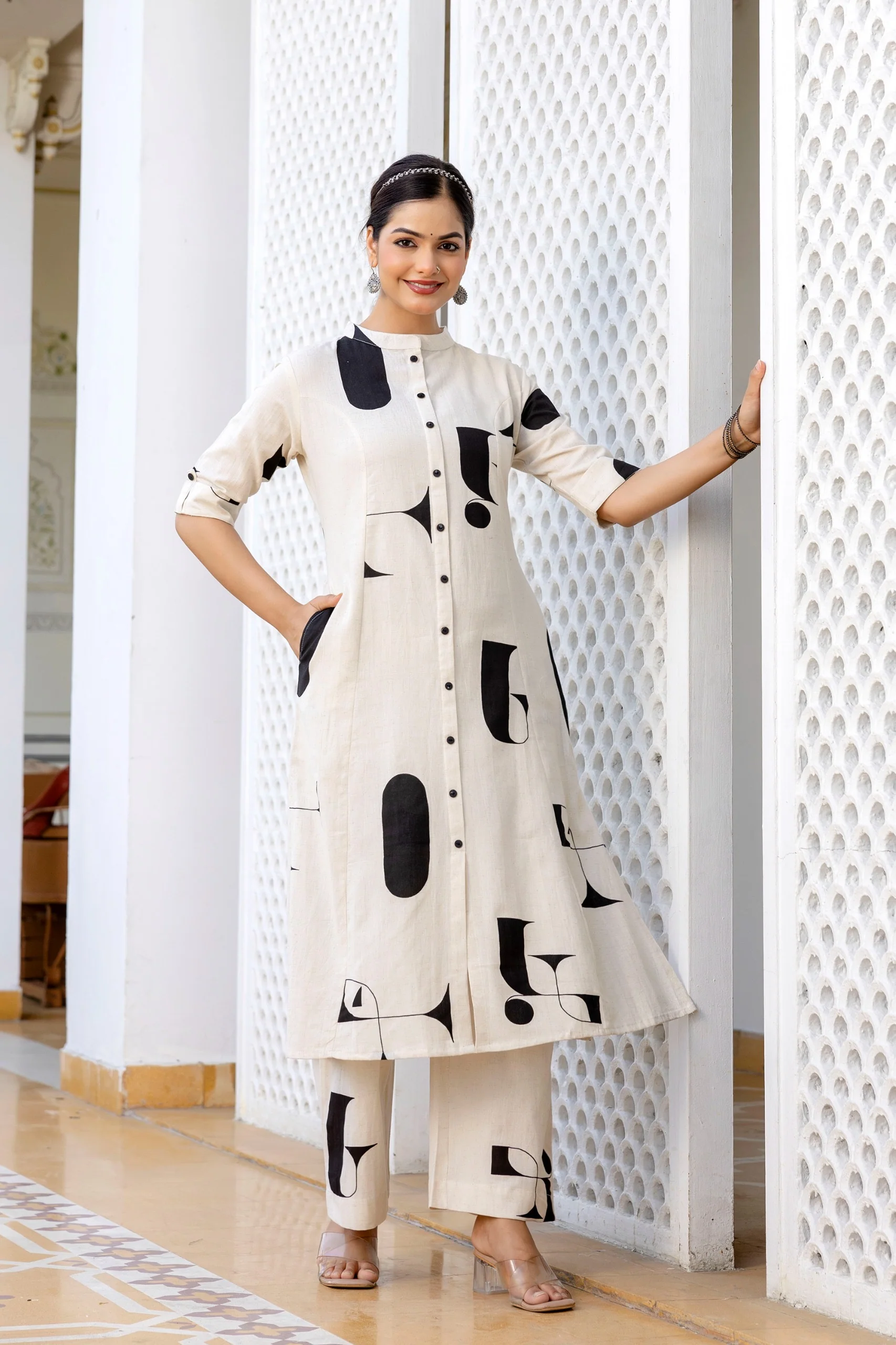 Varisha Cotton A-line Coord Set - Image 5