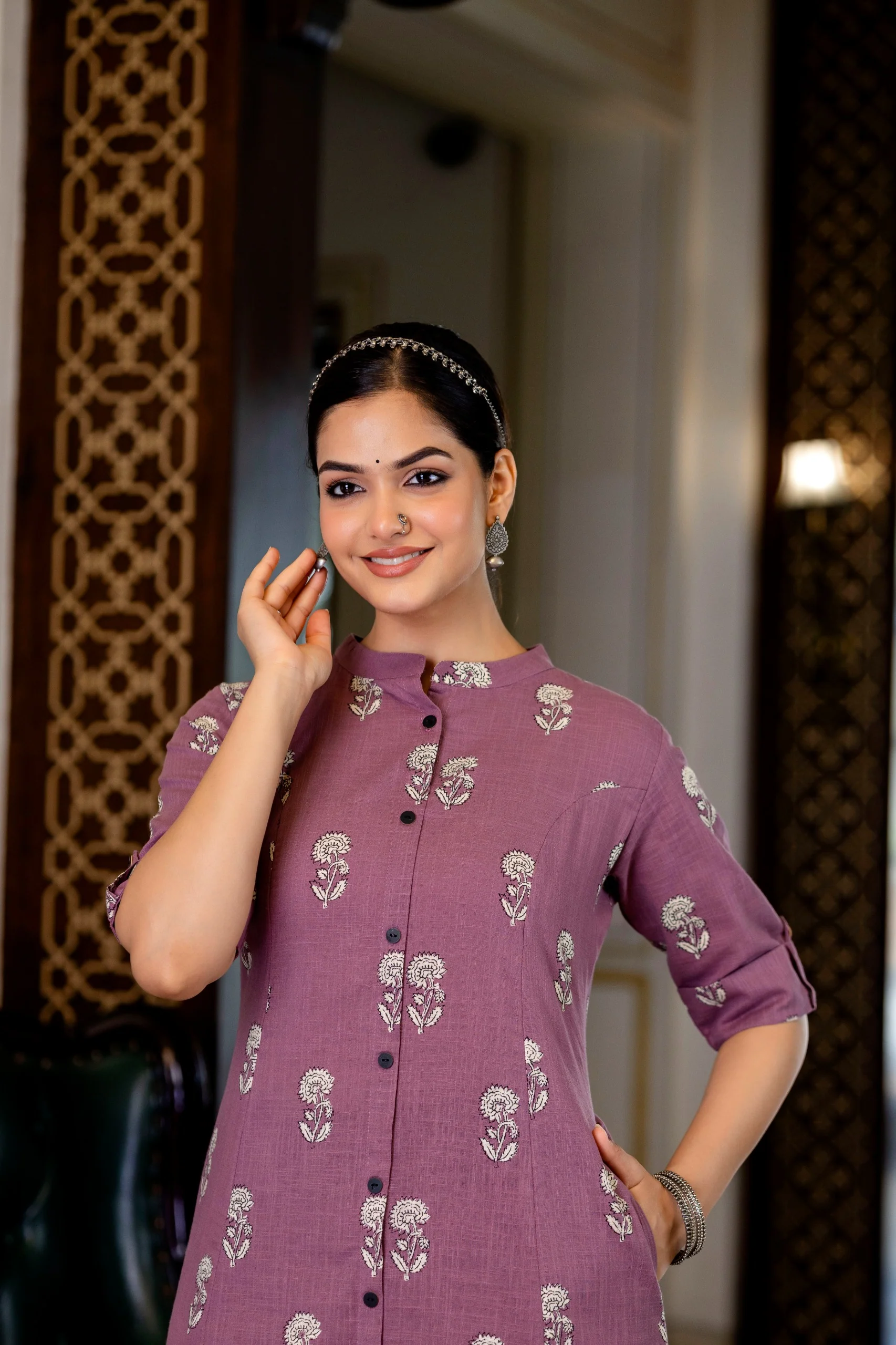 Vedika Cotton A-line Coord Set - Image 15