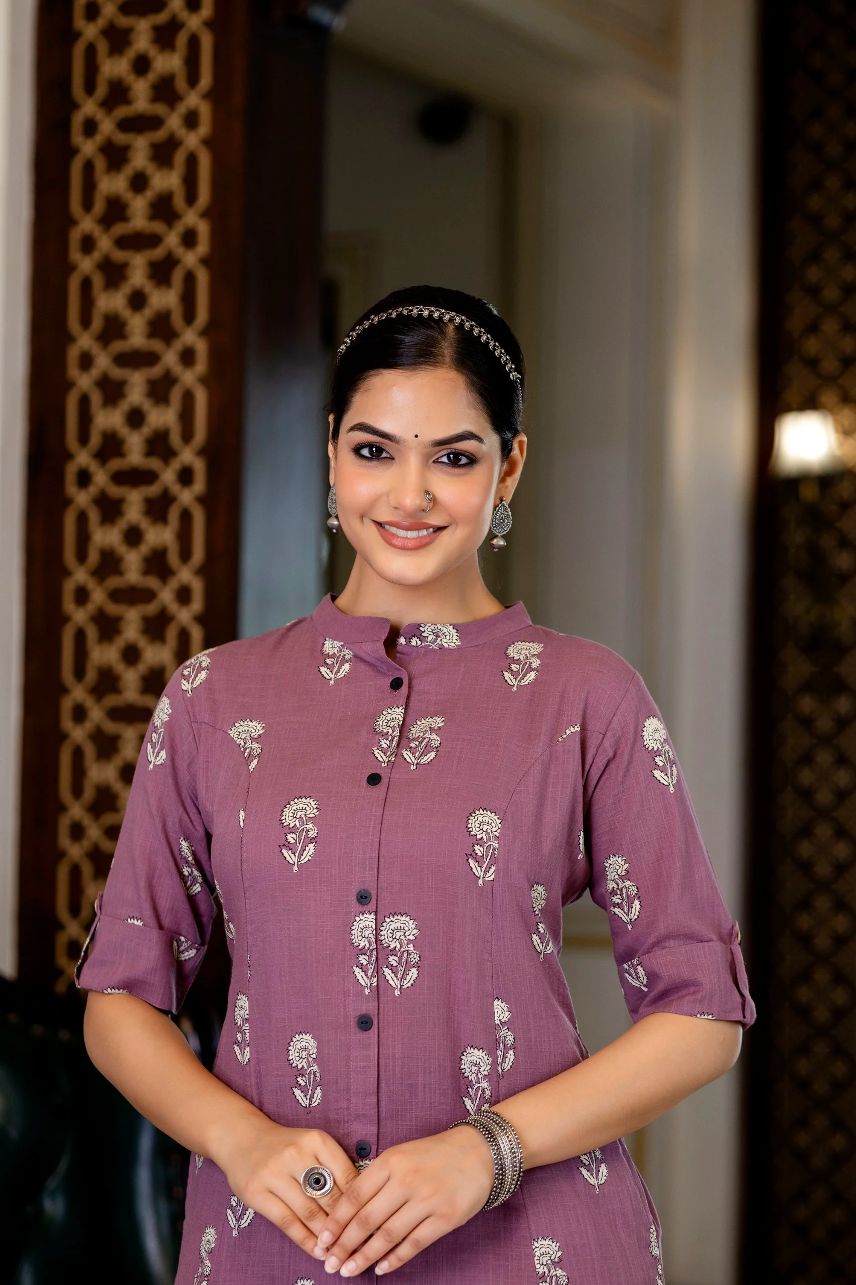 Vedika Cotton A-line Coord Set - Image 3