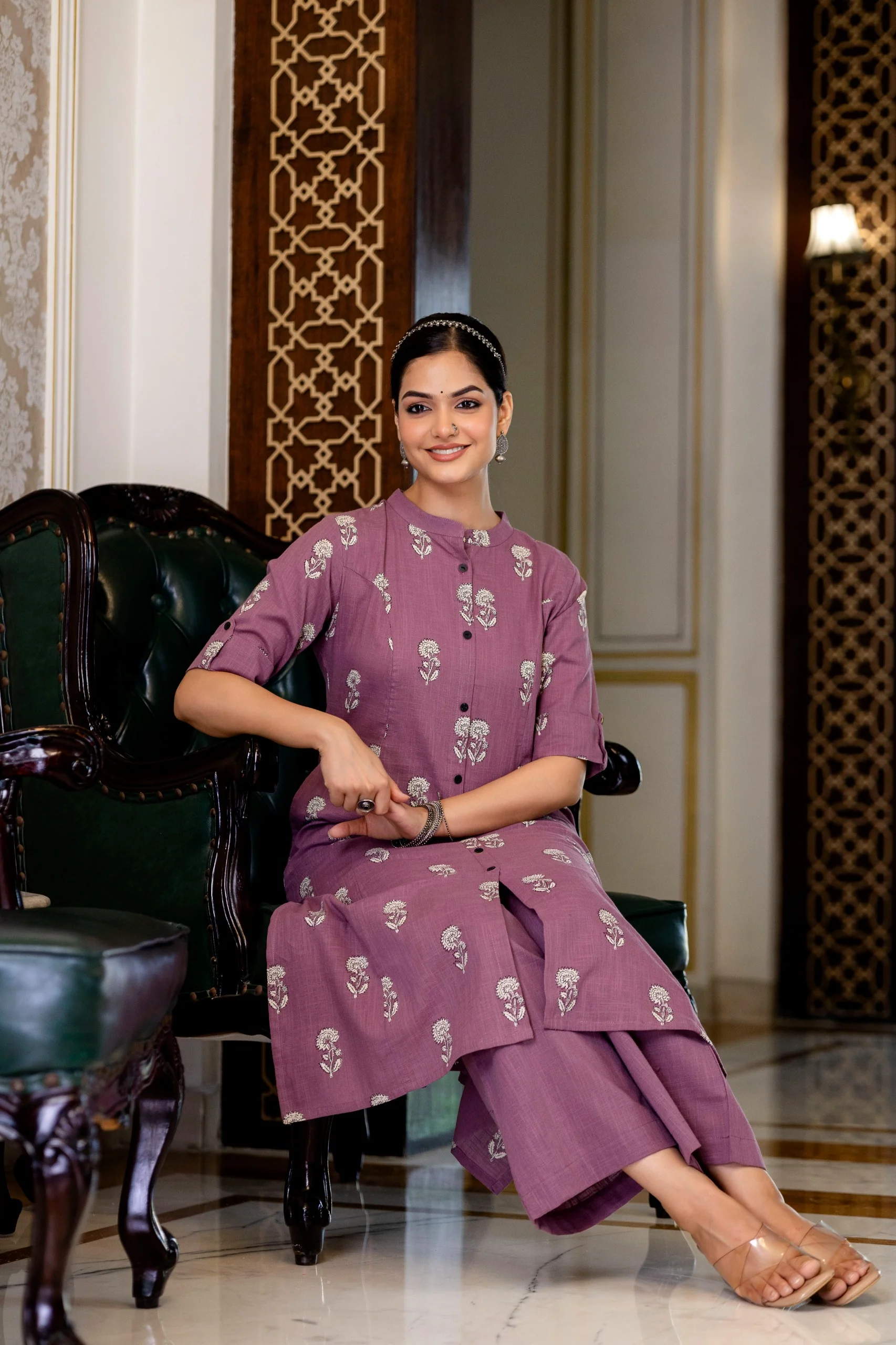 Vedika Cotton A-line Coord Set - Image 7