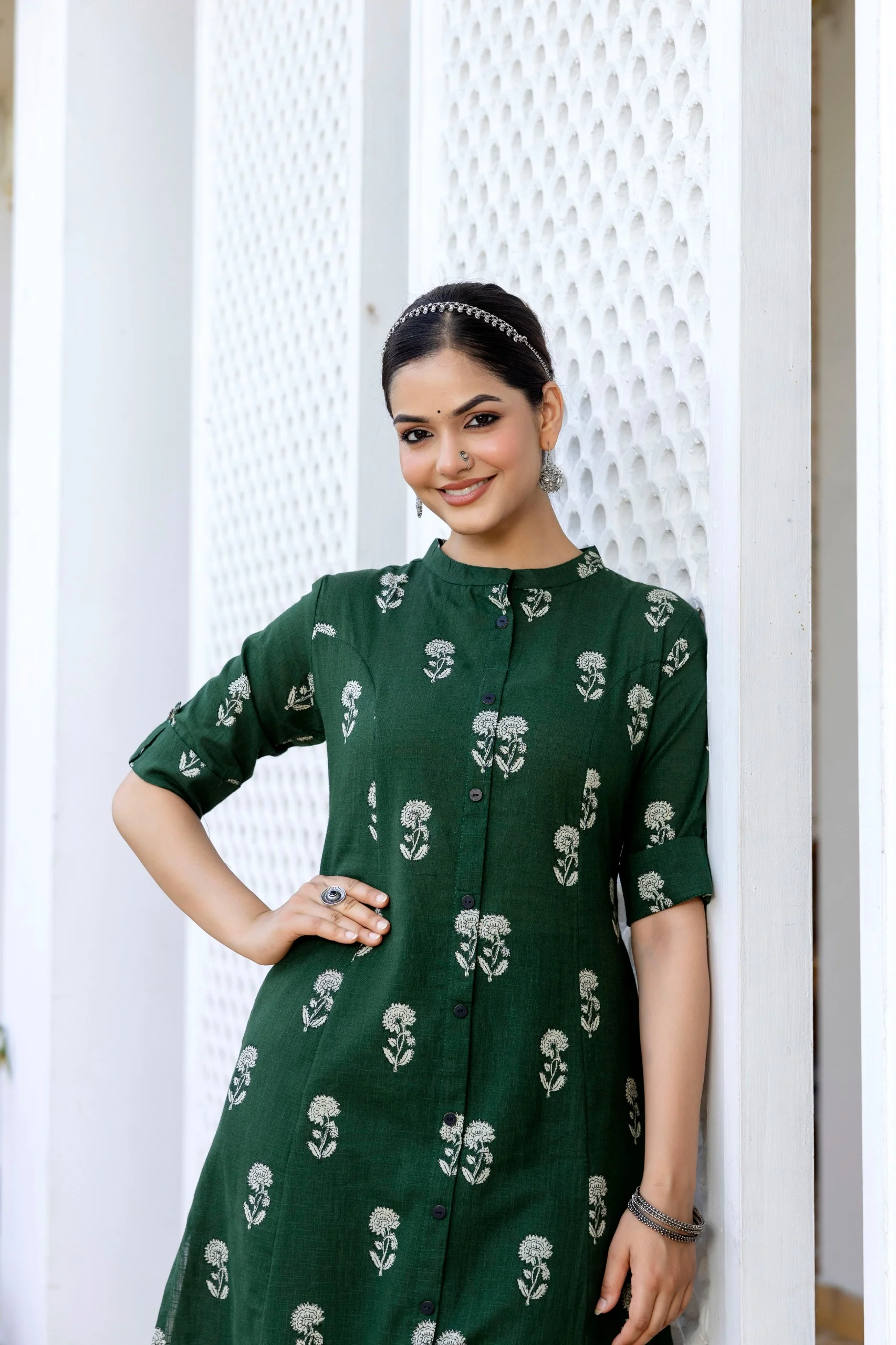 Vedika Cotton A-line Coord Set - Image 8