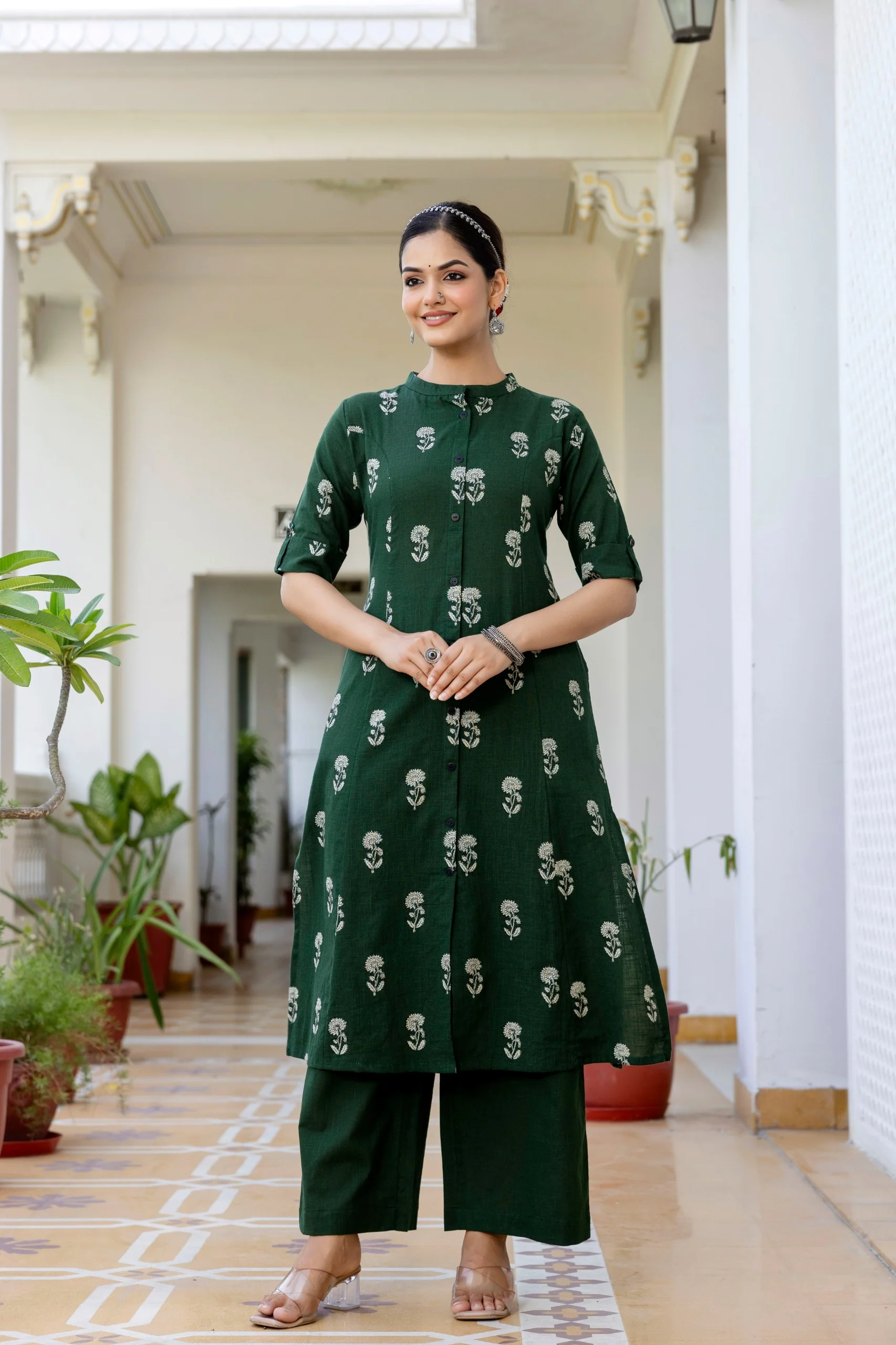 Vedika Cotton A-line Coord Set - Image 9